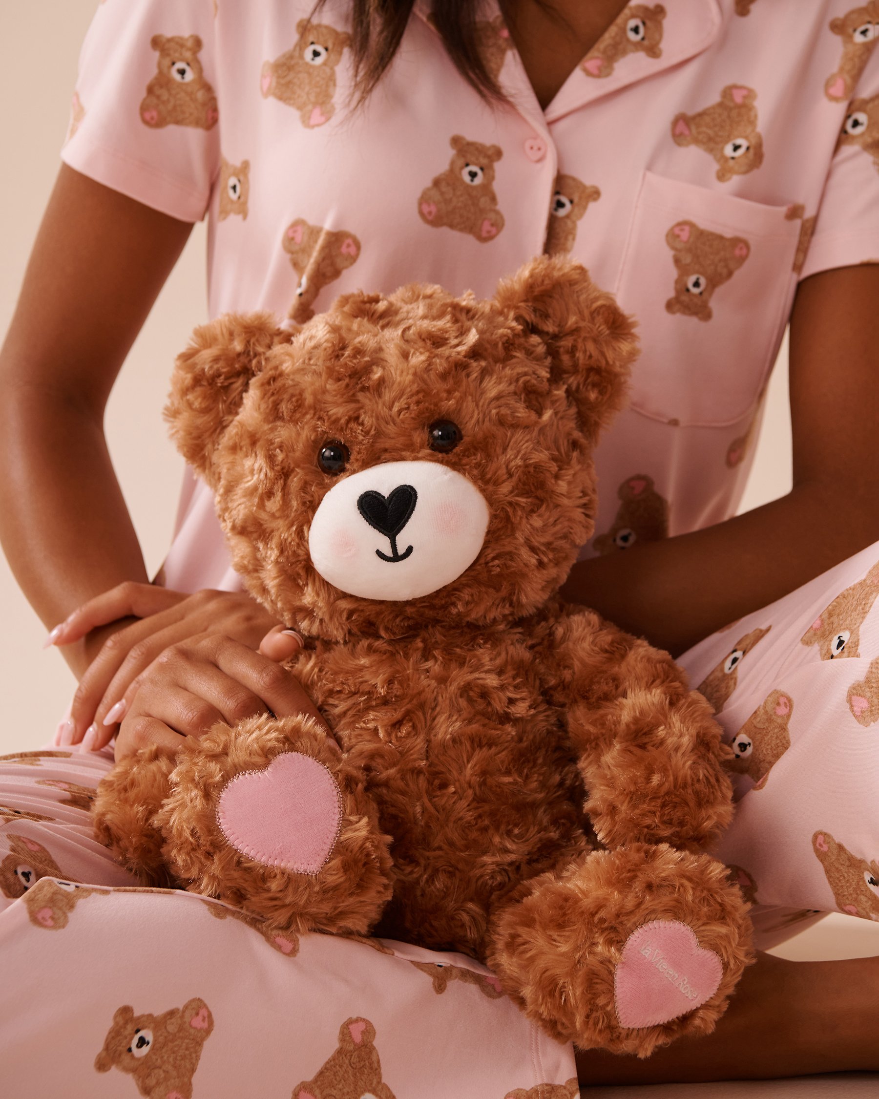 LA VIE EN ROSE Stuffed Teddy Bear Camel 40700373 - View5