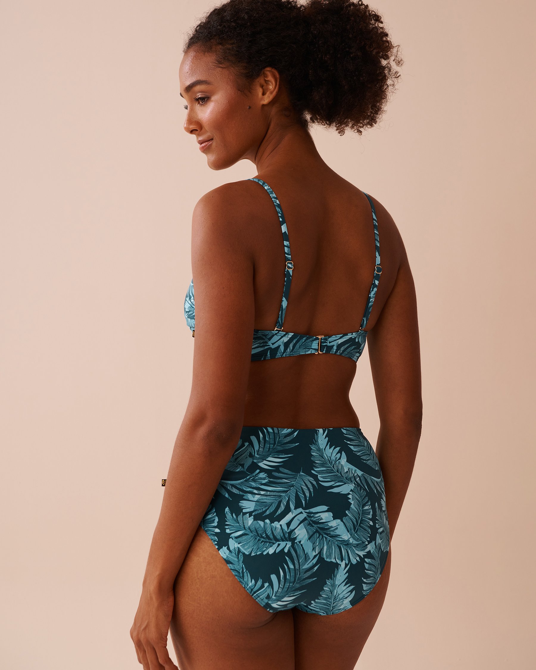 LA VIE EN ROSE AQUA Haut de bikini bralette triangle OCEAN OASIS Oasis océanique 70100702 - Voir2