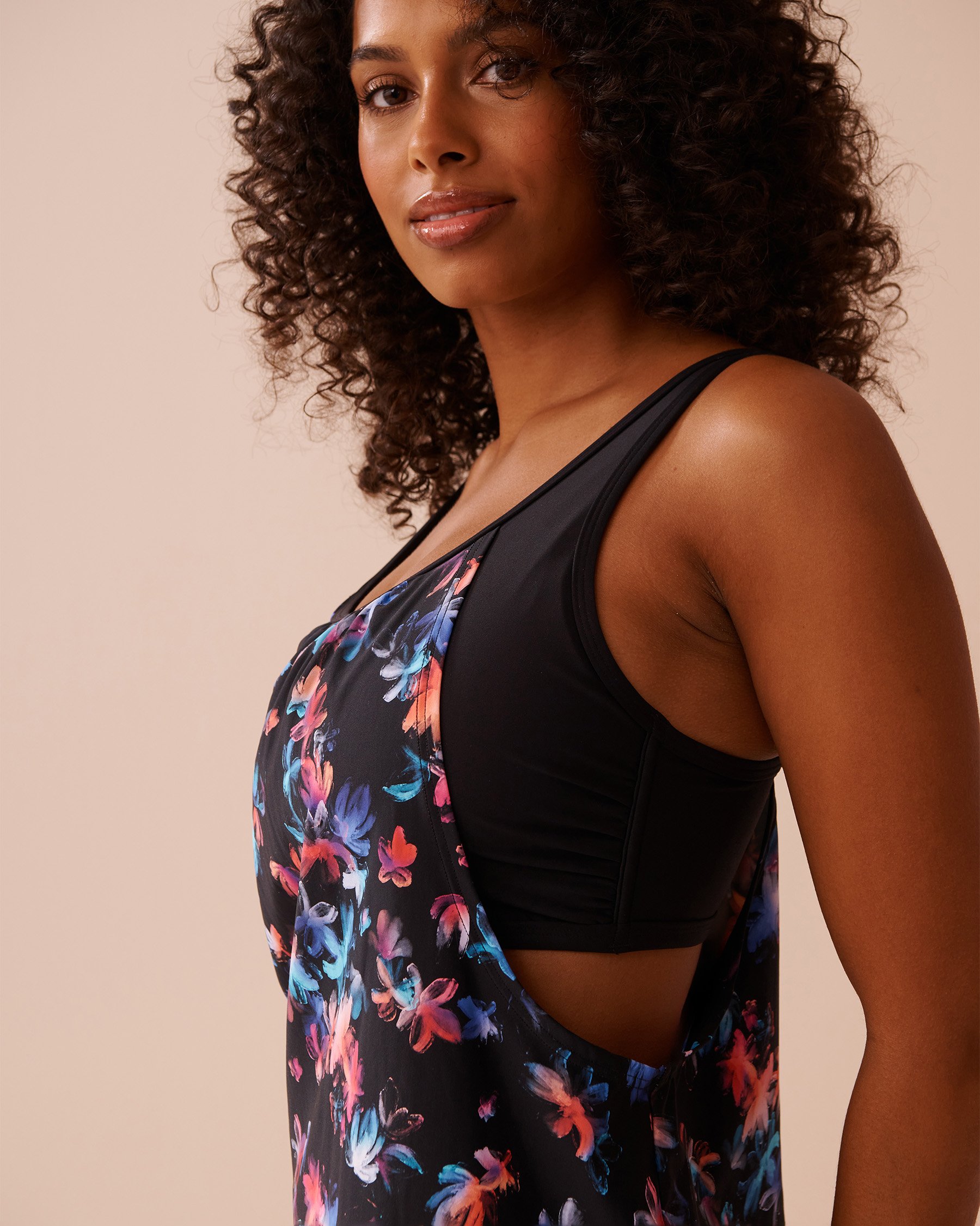 LA VIE EN ROSE AQUA Haut tankini bralette bonnet D NEON PETALS Pétales néon 70200148 - Voir4