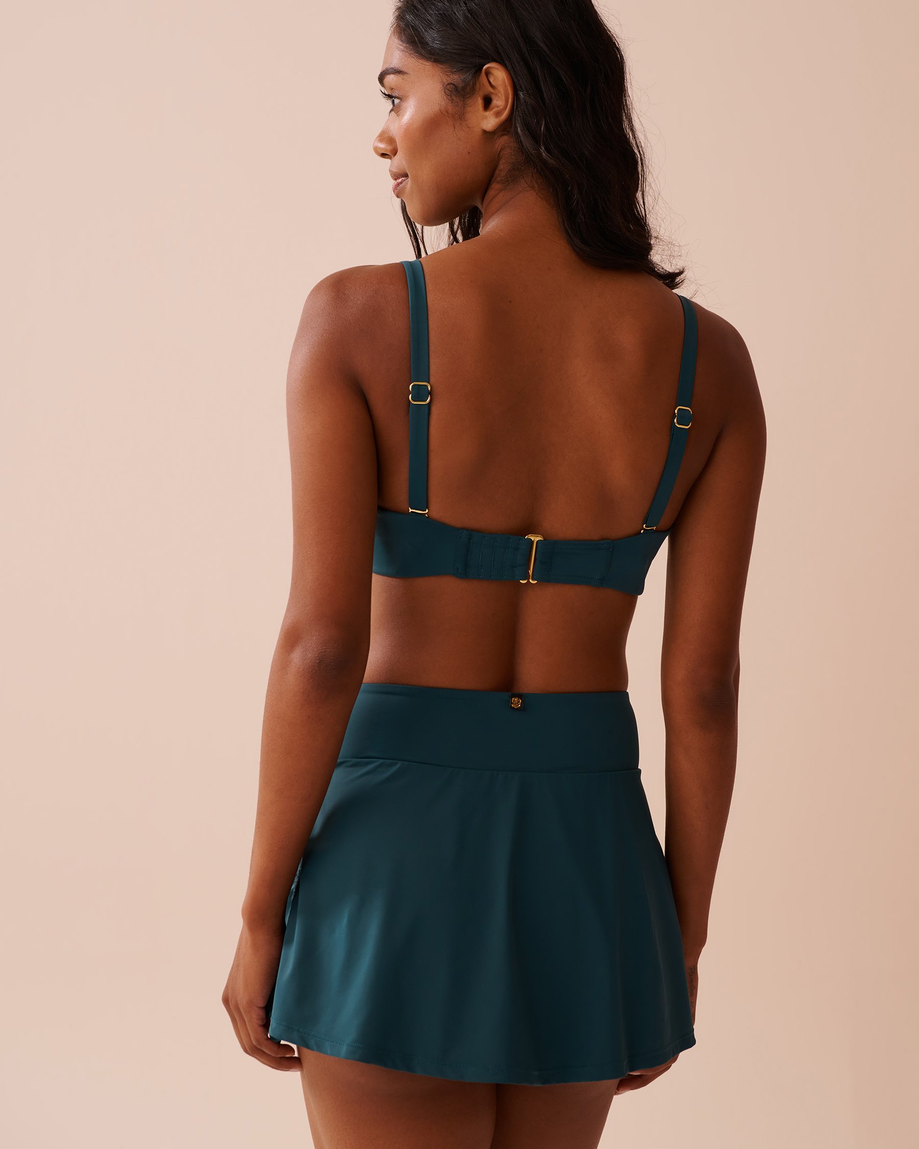 LA VIE EN ROSE AQUA Haut de bikini bandeau bonnet D DEEP TEAL Sarcelle 70200156 - Voir6