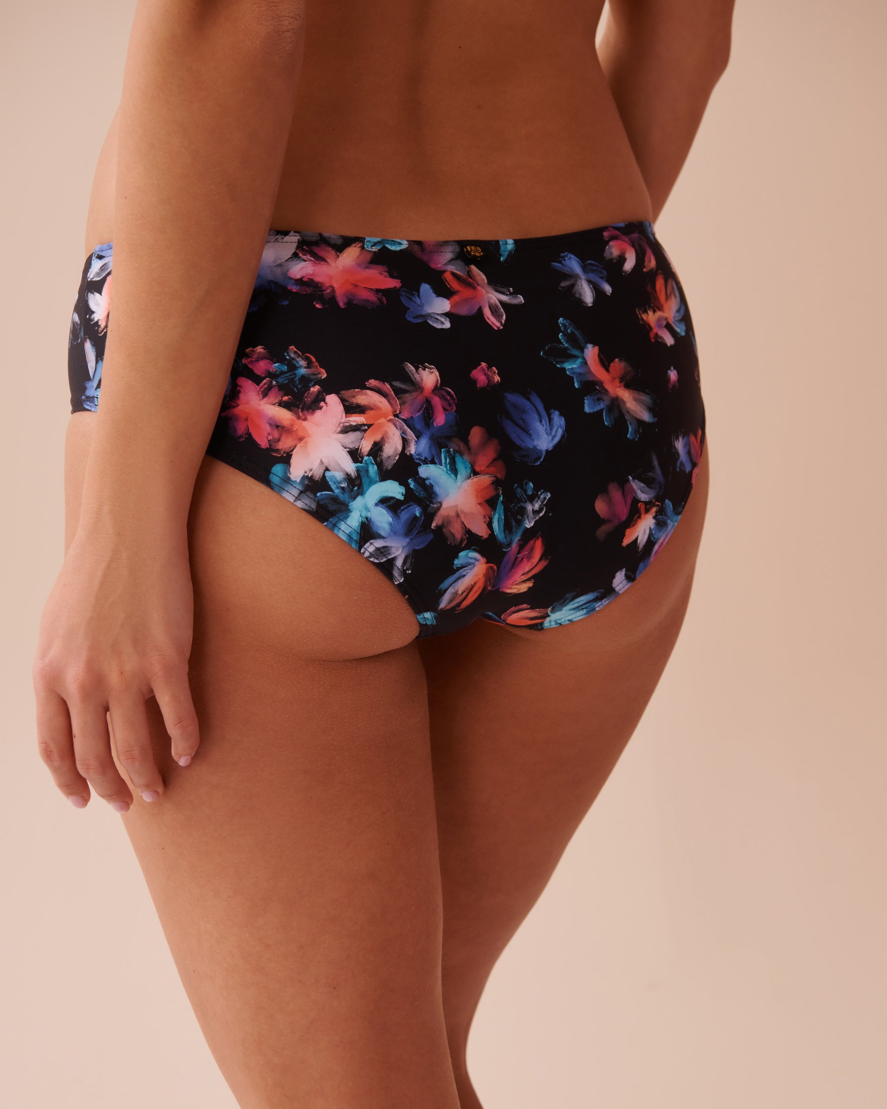 LA VIE EN ROSE AQUA NEON PETALS Hipster Bikini Bottom Neon Petals 70300629 - View3