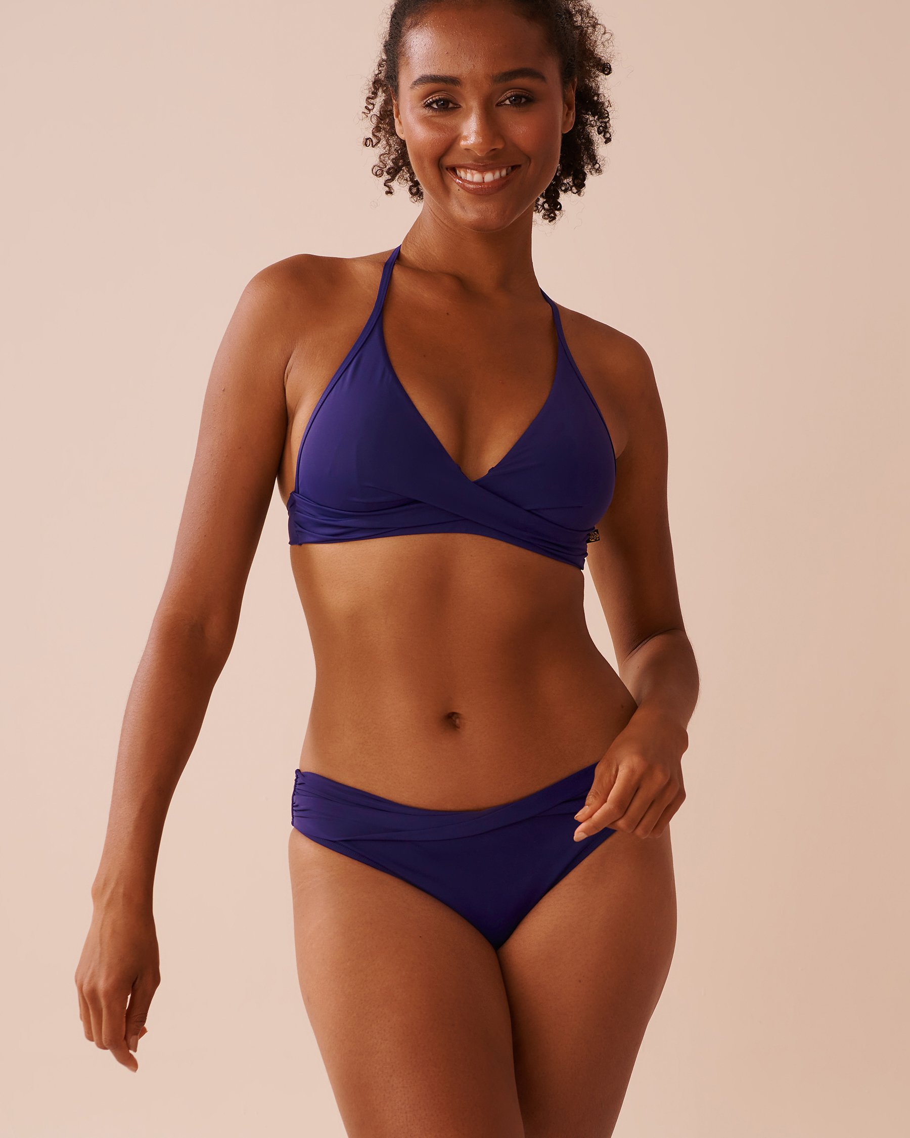 LA VIE EN ROSE AQUA INDIGO Brazilian Bikini Bottom Indigo 70300641 - View6