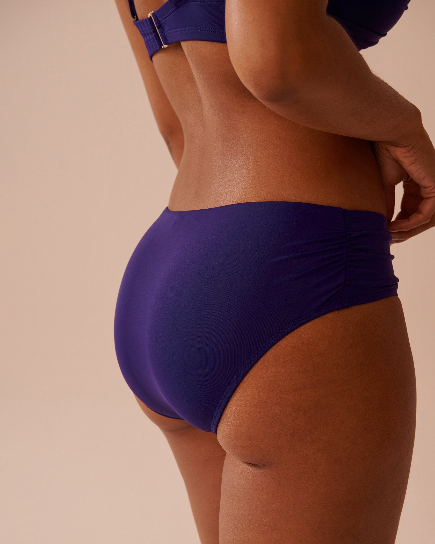 LA VIE EN ROSE AQUA Bas de bikini taille mi-haute INDIGO Indigo 70300642 - Voir2