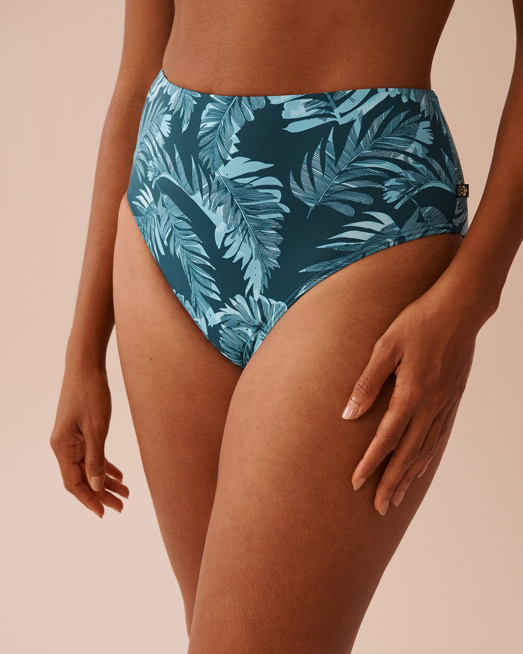 LA VIE EN ROSE AQUA OCEAN OASIS High Waist Bikini Bottom Ocean Oasis 70300653 - View1
