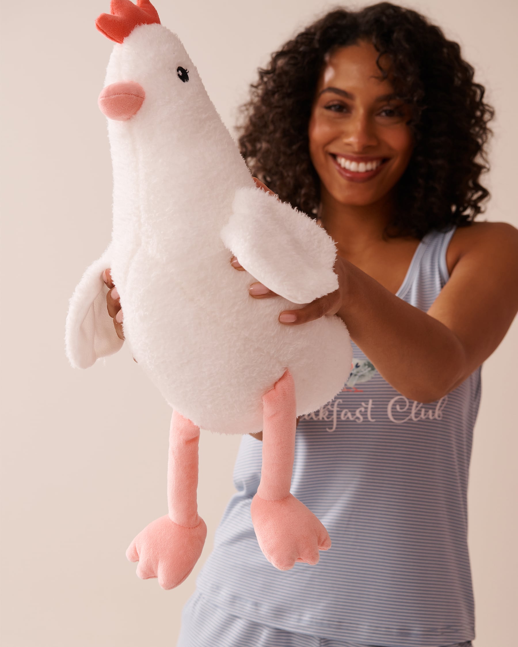 LA VIE EN ROSE Stuffed Chicken White 40700380 - View3
