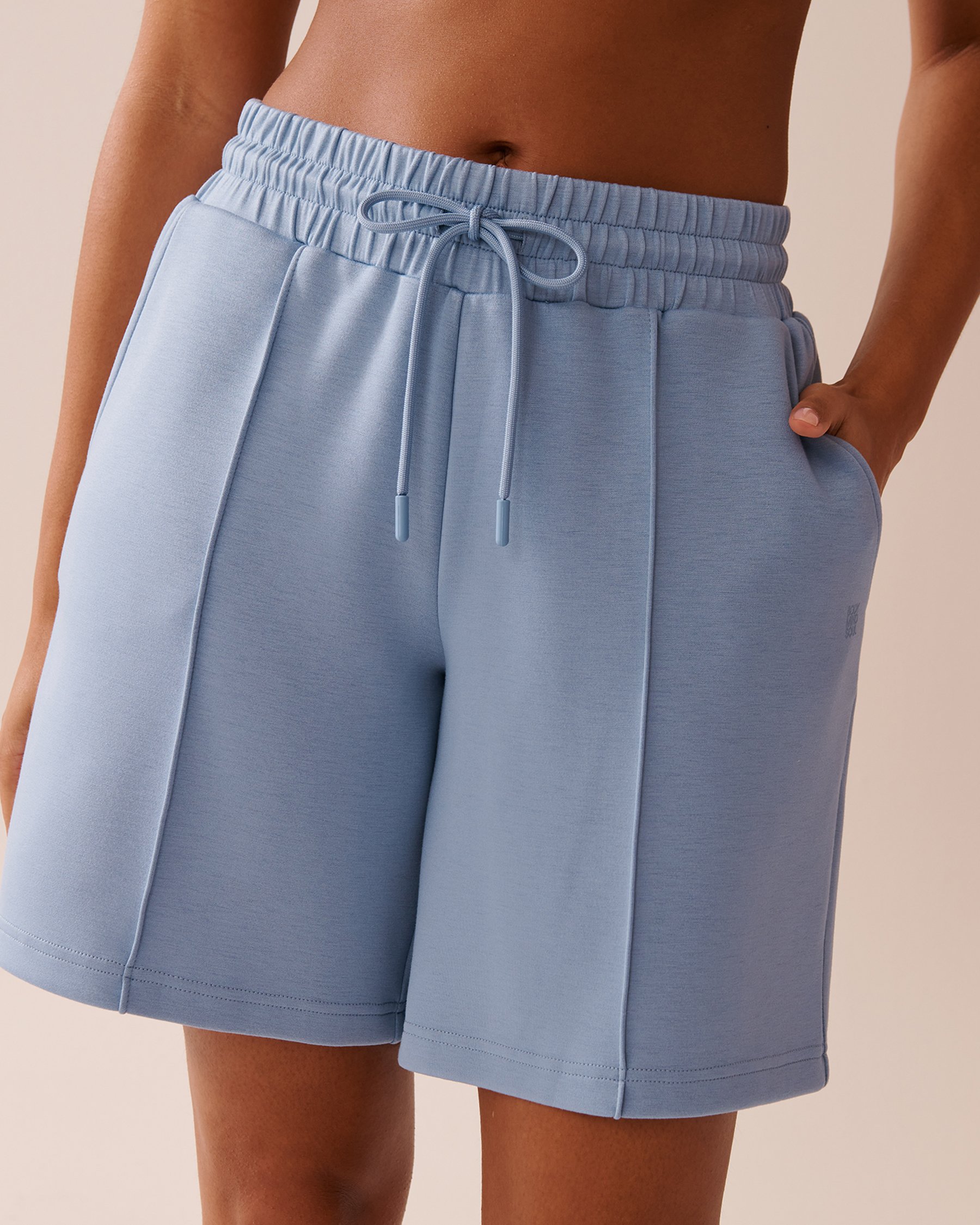 LA VIE EN ROSE Short bermuda Bleu nuage 50200088 - Voir3