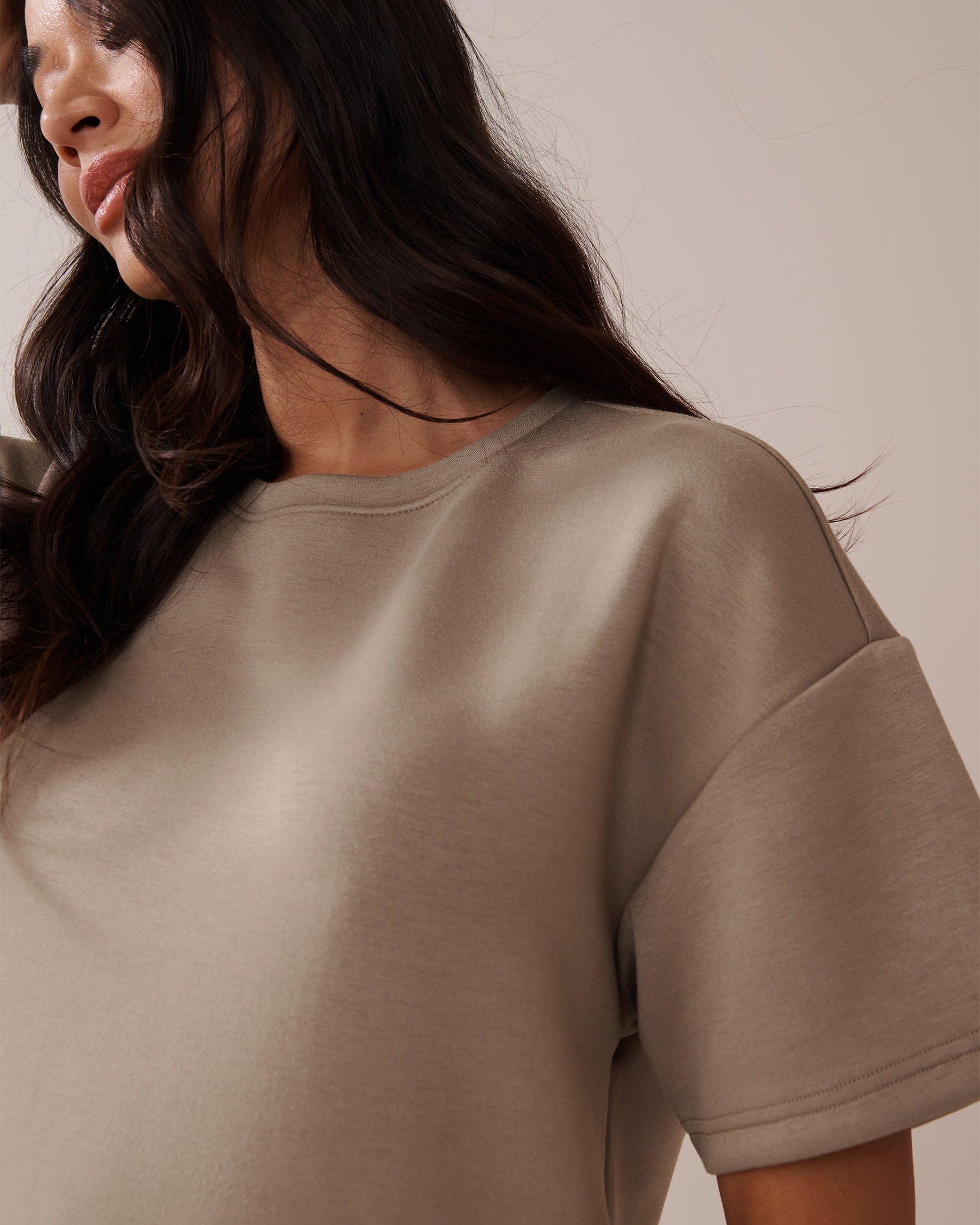 LA VIE EN ROSE Heavyweight T-shirt Brown 50100101 - View3