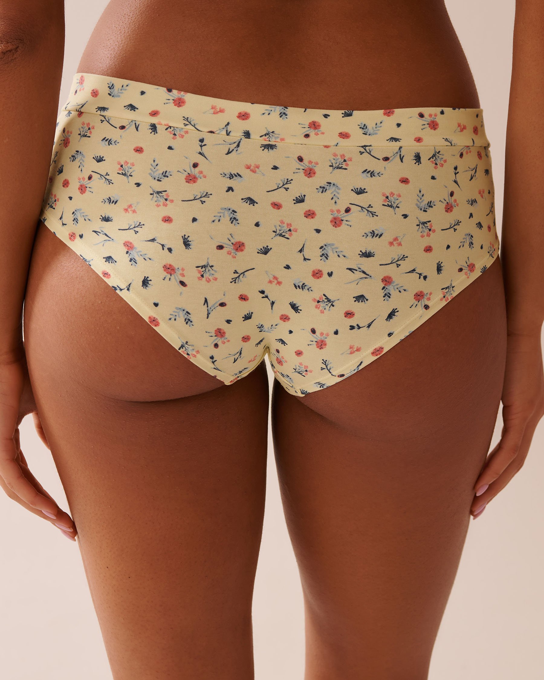 LA VIE EN ROSE Cotton Hiphugger Panty Spring Bouquet 20100573 - View2