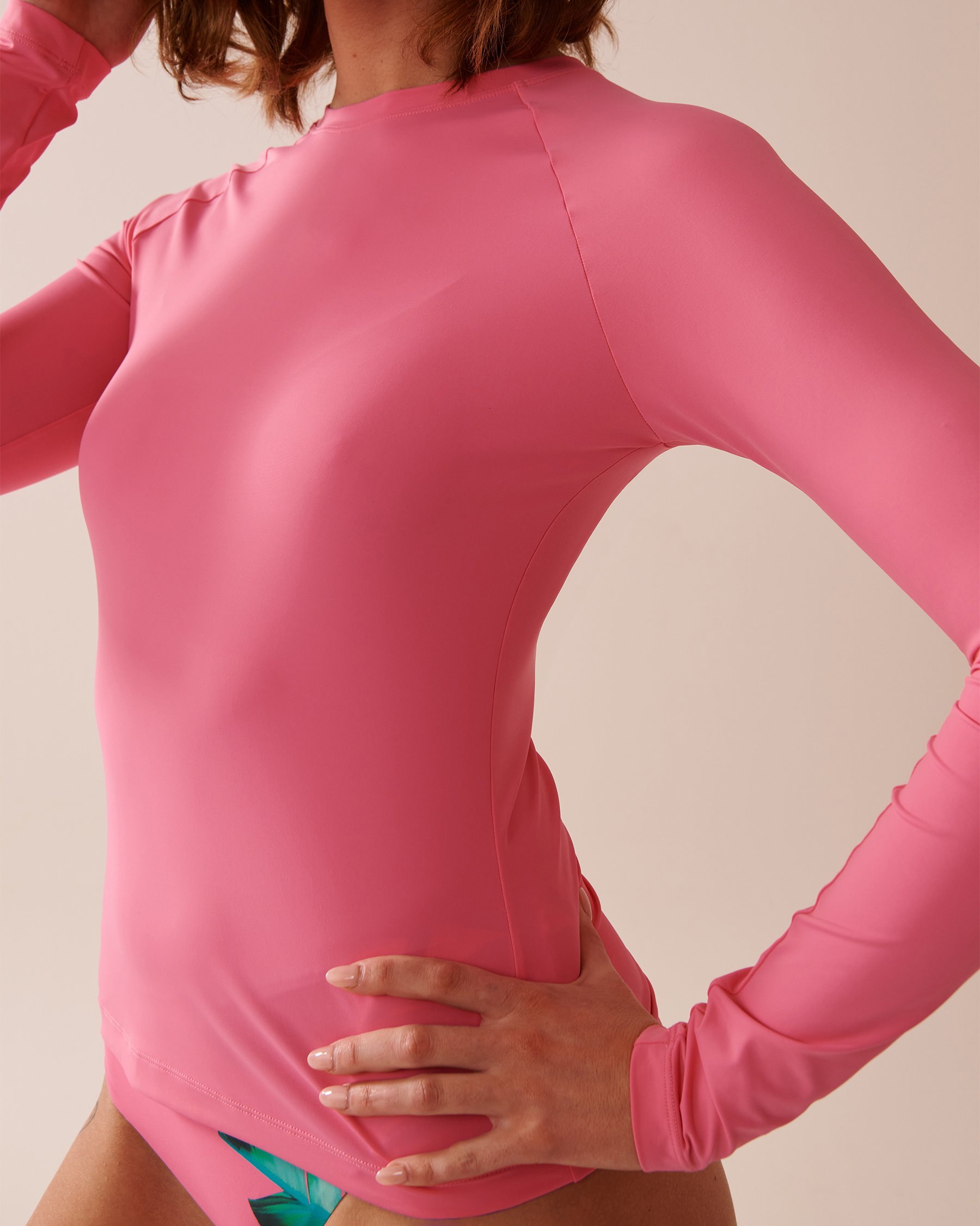 LA VIE EN ROSE AQUA DRAGON FRUIT Long Sleeve Rashguard Dragon Fruit 80100032 - View3