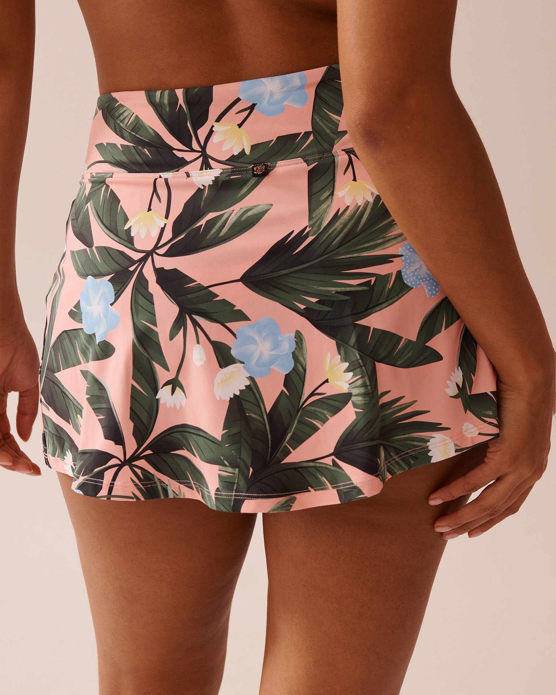 LA VIE EN ROSE AQUA Bas de bikini jupe PEACHY TROPICS Tropical/Pêche 70300726 - View2