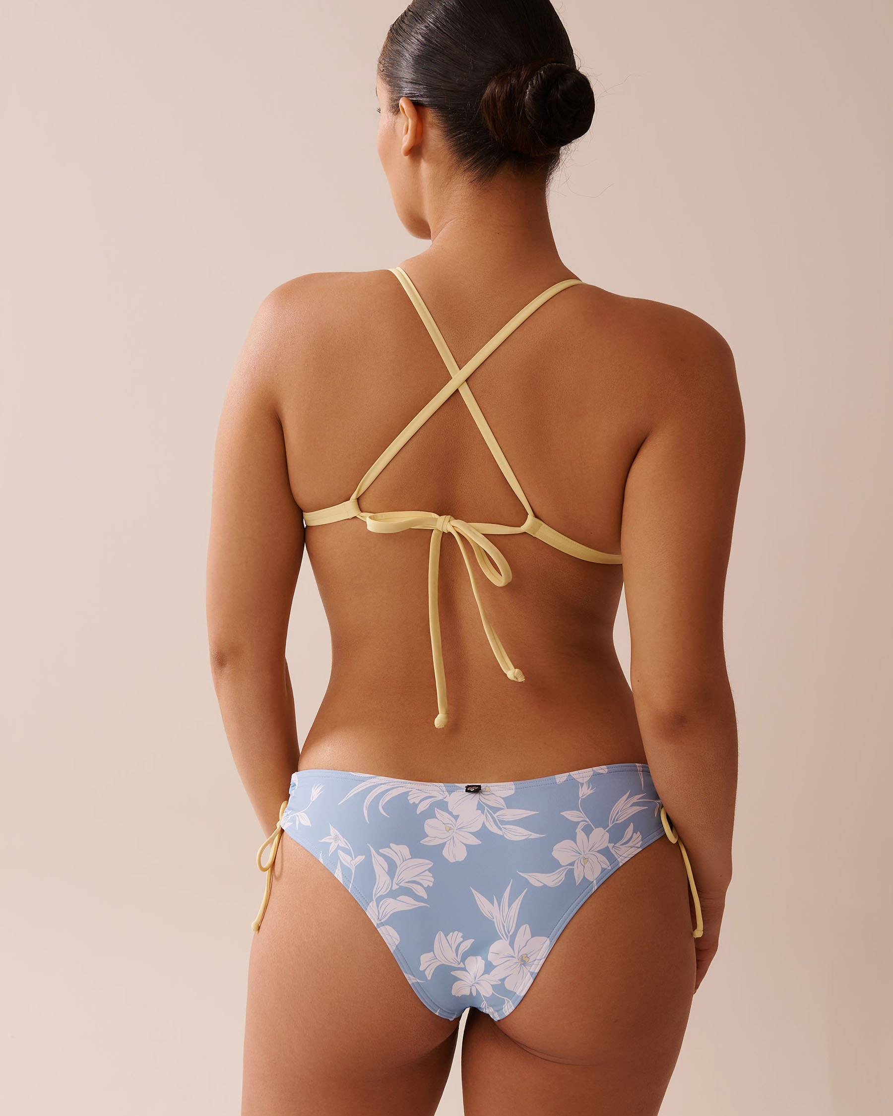 LA VIE EN ROSE AQUA Haut de bikini triangle LILY GARDEN Jardin de lys 70100751 - Voir6