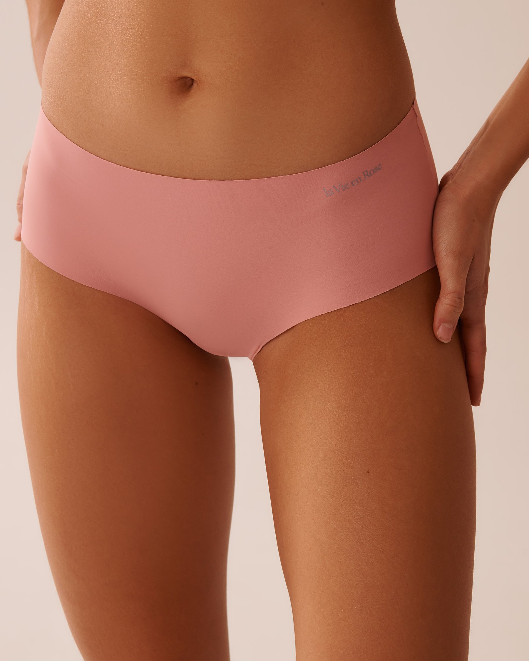 LA VIE EN ROSE Culotte aux hanches microfibre invisible Bleu pastel 20200609 - View1