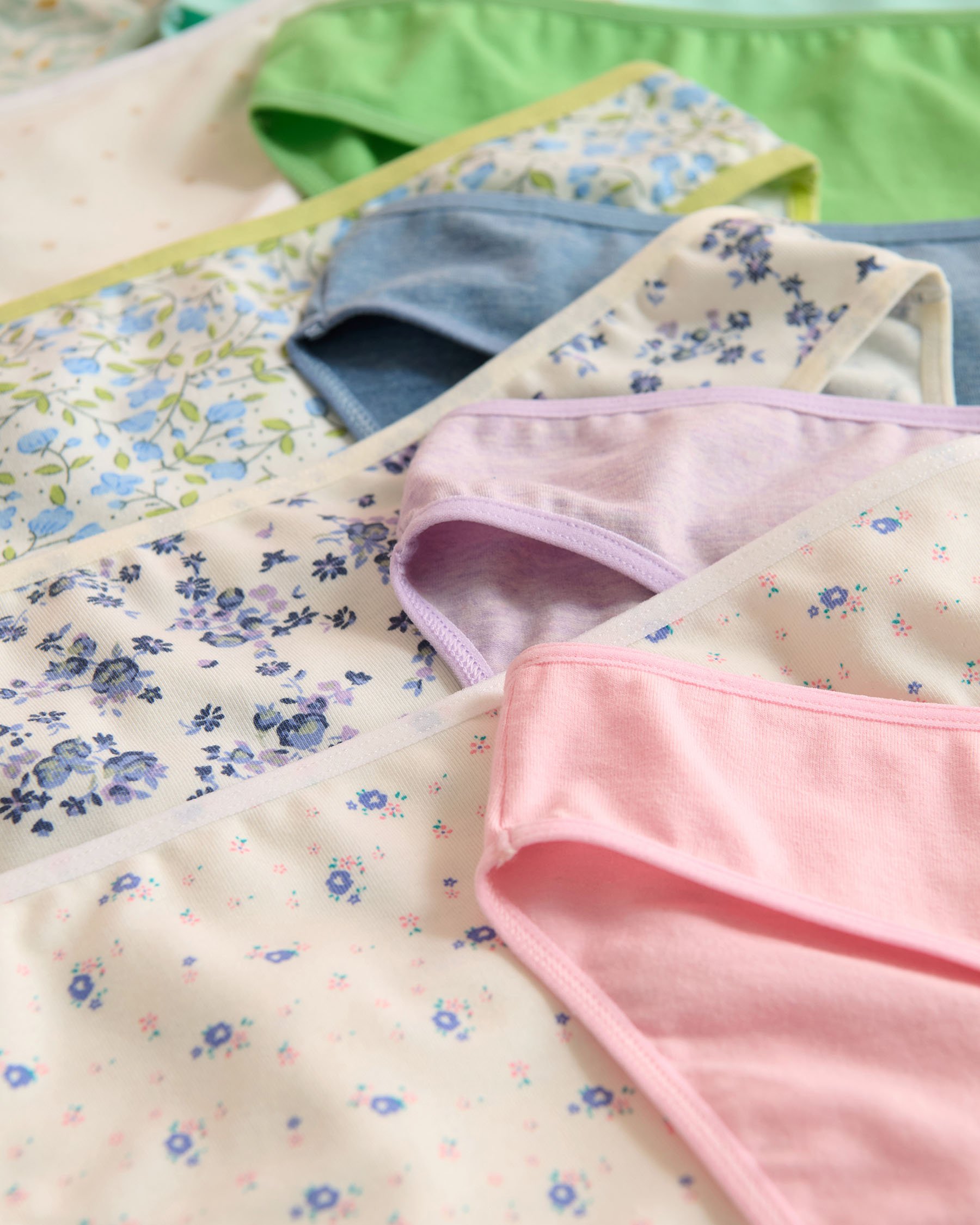 LA VIE EN ROSE 10-Pack Cotton Bikini Panty Assorted 20100614-10P - View2