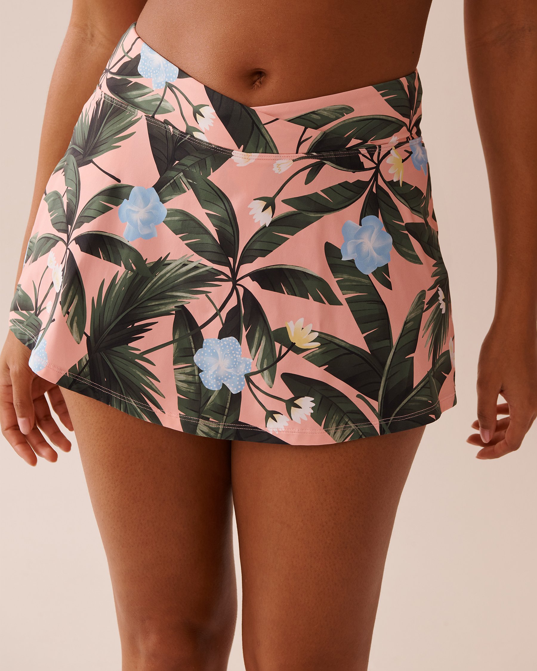 LA VIE EN ROSE AQUA Bas de bikini jupe PEACHY TROPICS Tropical/Pêche 70300726 - Voir1