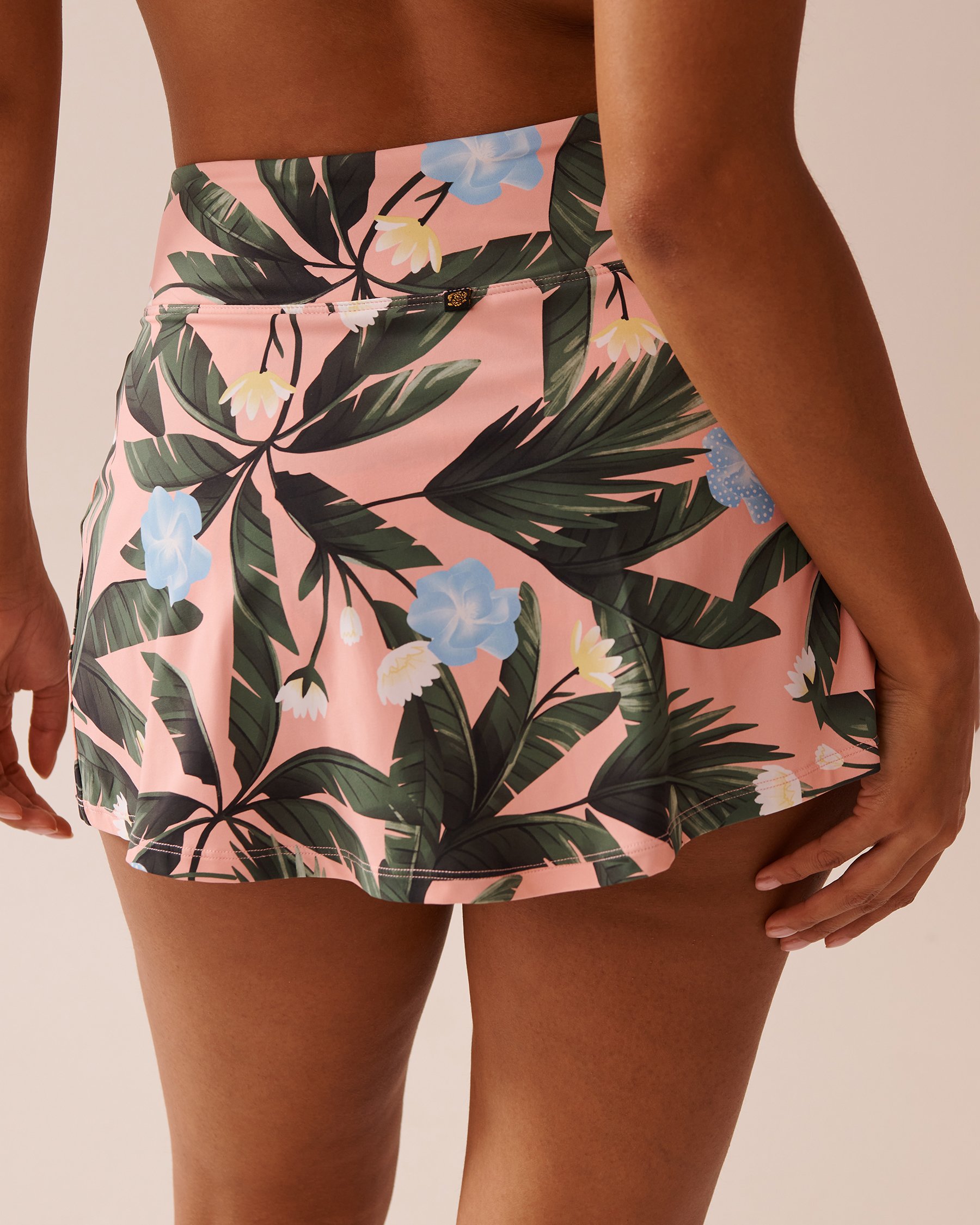 LA VIE EN ROSE AQUA Bas de bikini jupe PEACHY TROPICS Tropical/Pêche 70300726 - Voir2