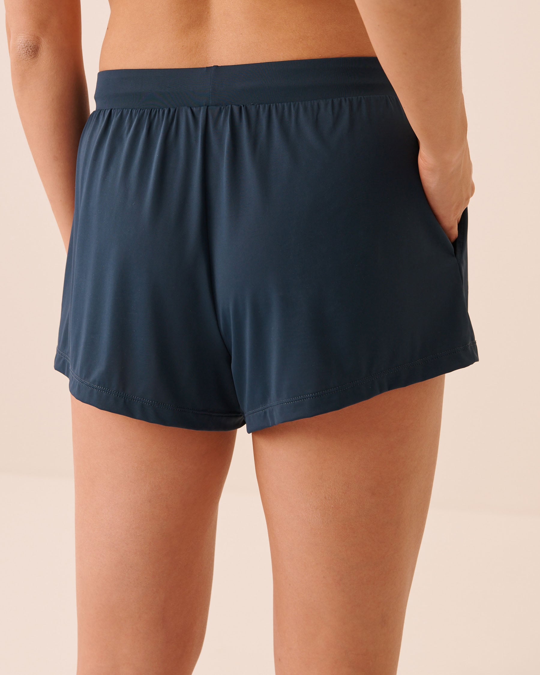 LA VIE EN ROSE Short de pyjama Bleu nuit 60200196 - Voir2