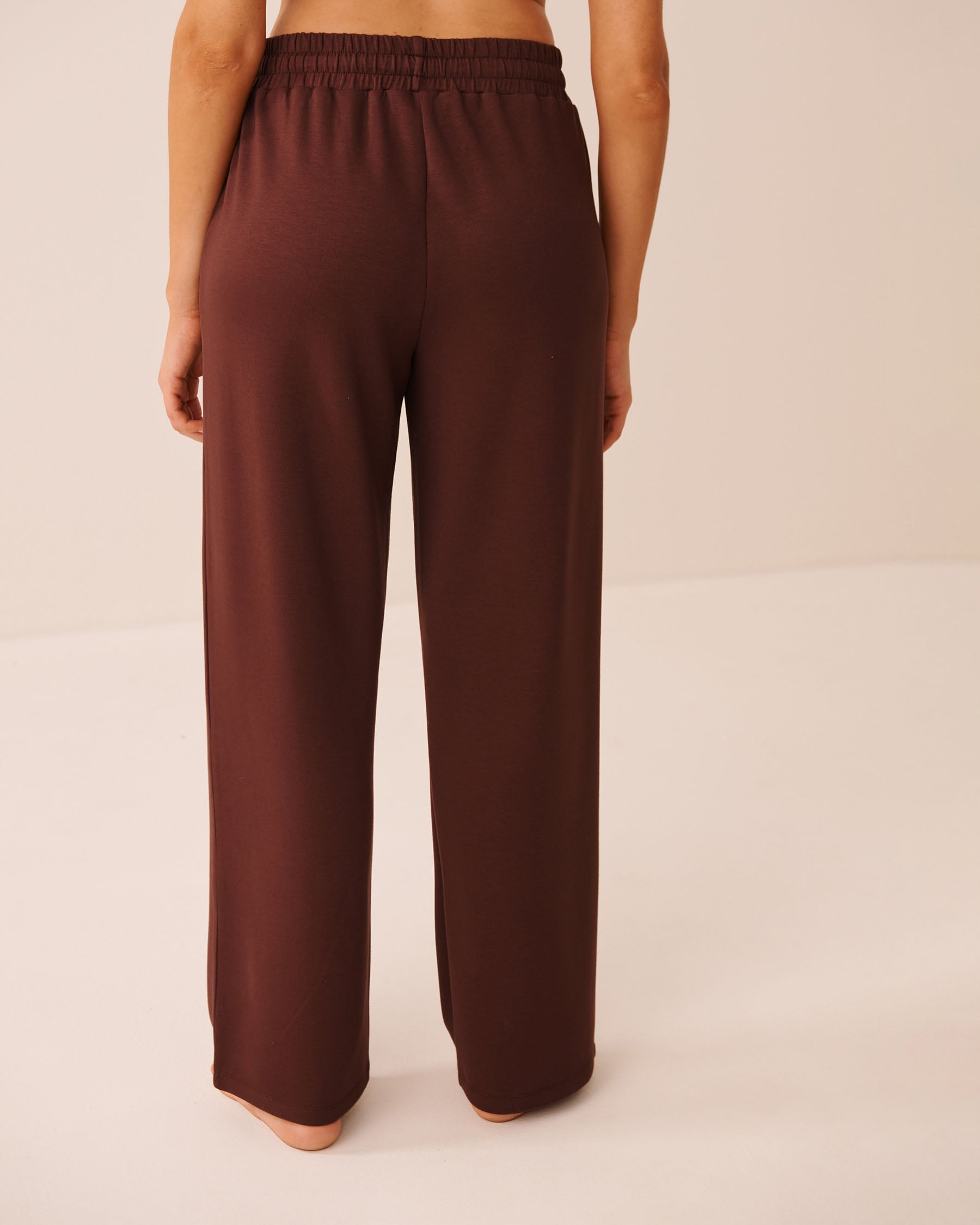 LA VIE EN ROSE Double-knit Pants Brown 50200119 - View2