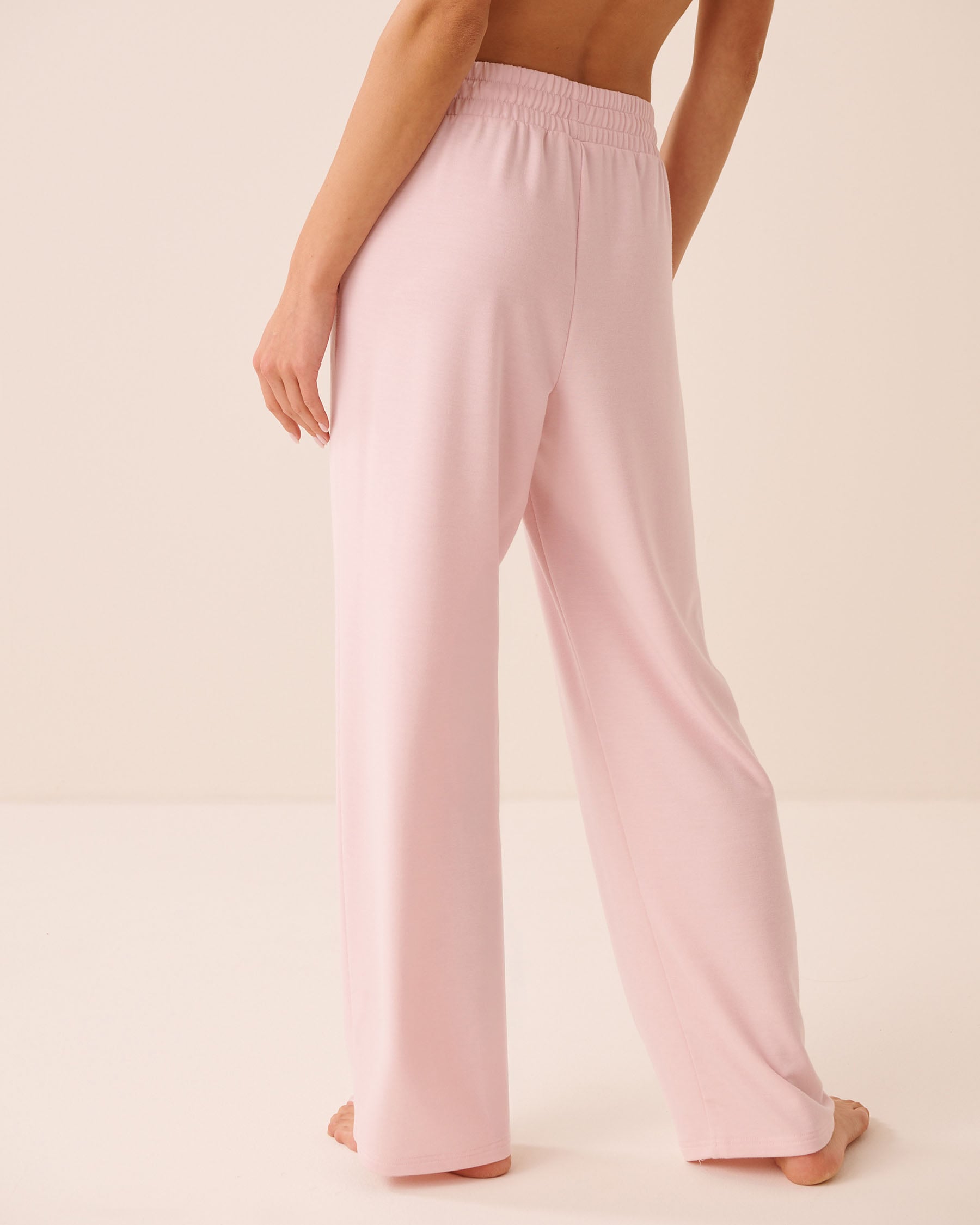LA VIE EN ROSE French Terry Pants Frosted Pink 50200123 - View2