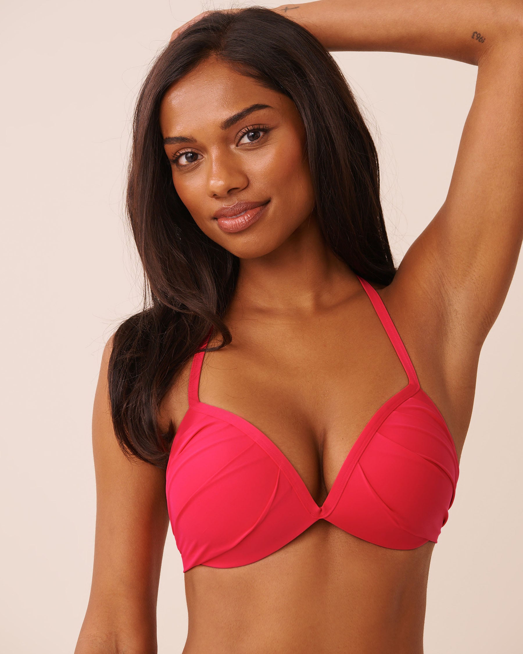 LA VIE EN ROSE AQUA Haut de bikini triangle convertible HABANERO Rouge piquant 70100980 - View5