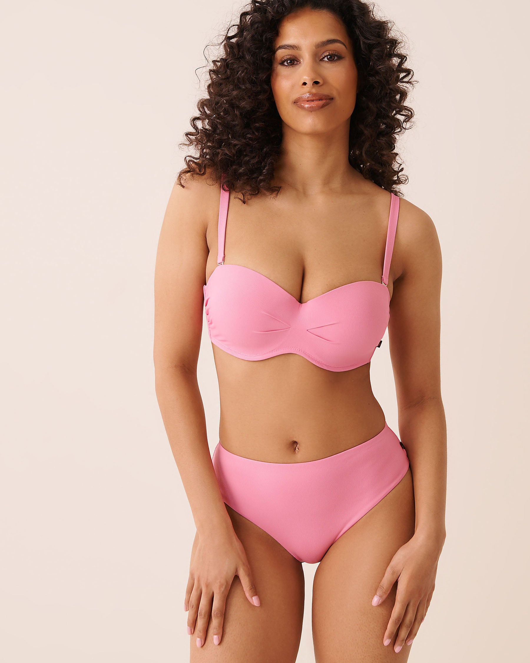 LA VIE EN ROSE AQUA Haut de bikini bandeau bonnet D PINK LEMONADE Limonade rose 70200233 - View2