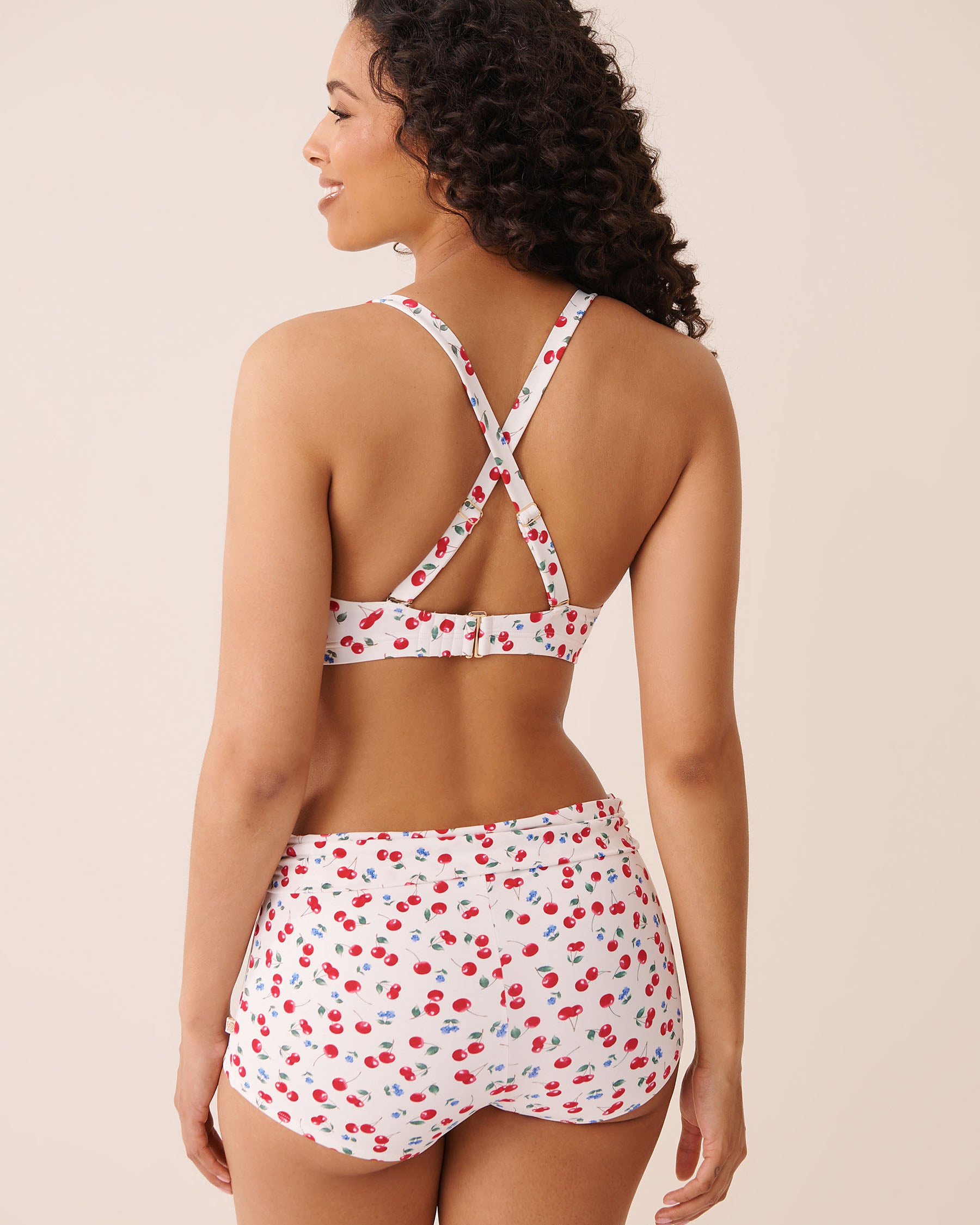 LA VIE EN ROSE AQUA WILD CHERRY D Cup Triangle Bikini Top Wild Cherry 70200236 - View2