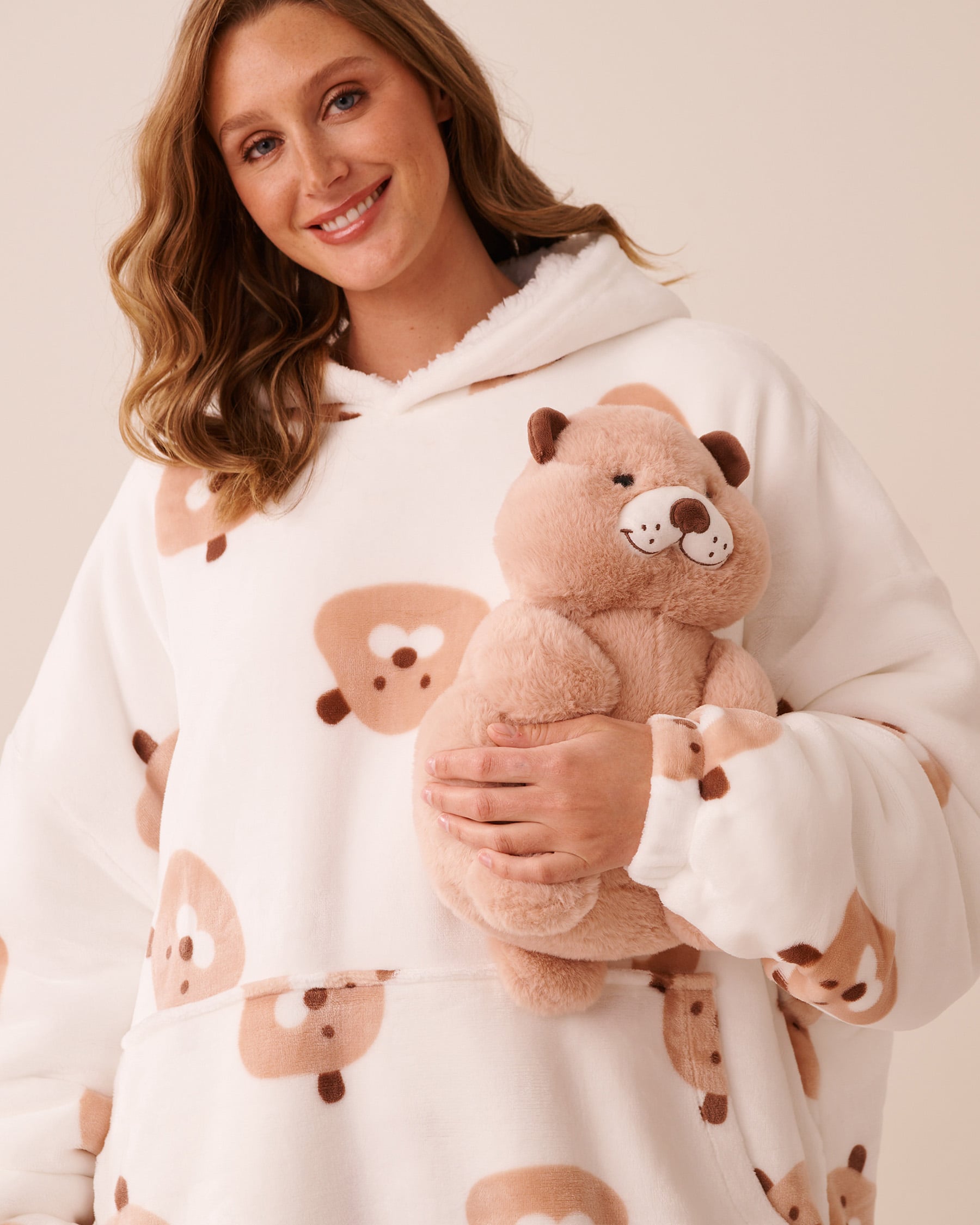 LA VIE EN ROSE Marmotte en peluche Marmotte 40700493 - Voir2