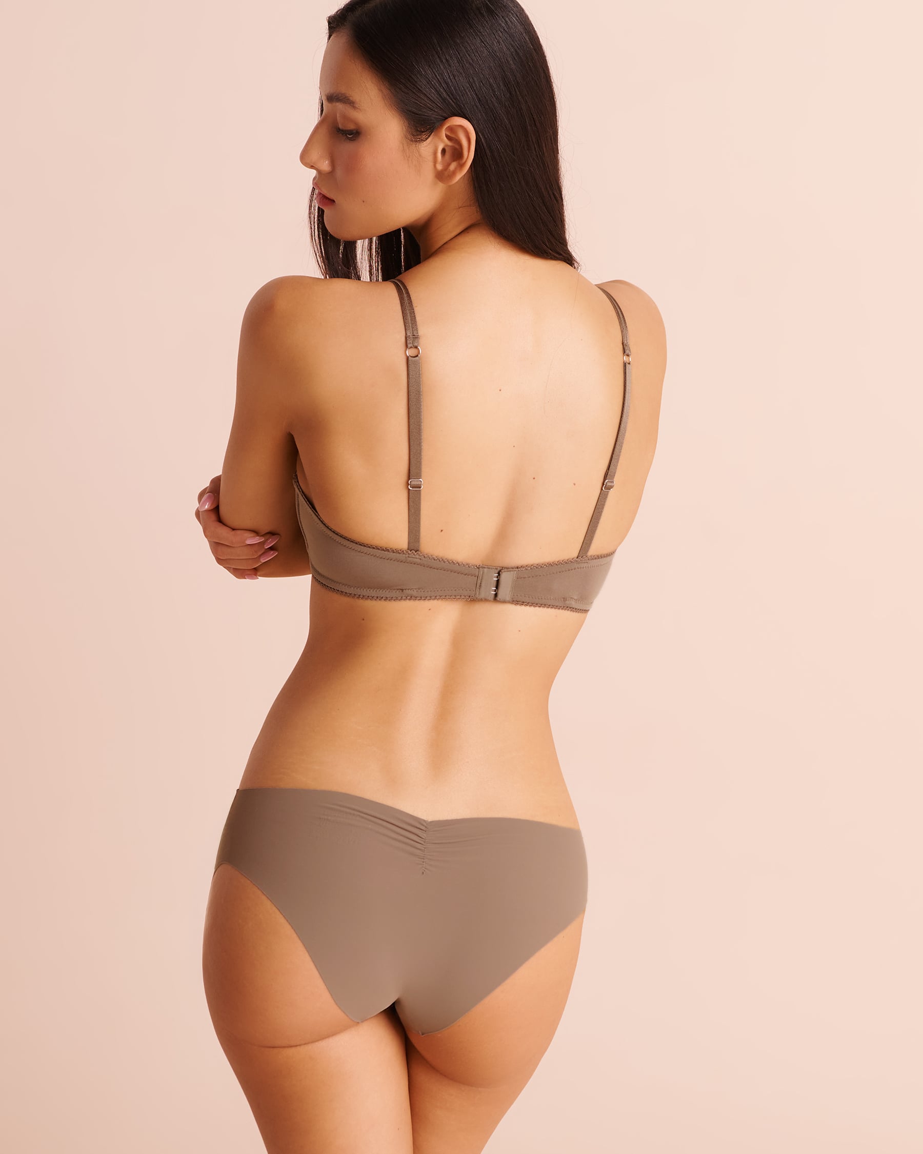LA VIE EN ROSE Soutien-gorge doublure légère sans armatures Taupe profond 10200633 - View2
