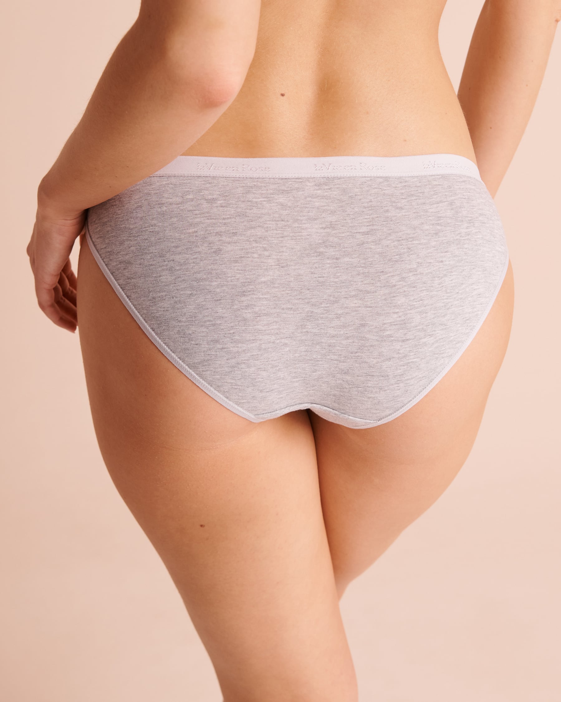 LA VIE EN ROSE Cotton Bikini Panty Grey 20100830 - View2