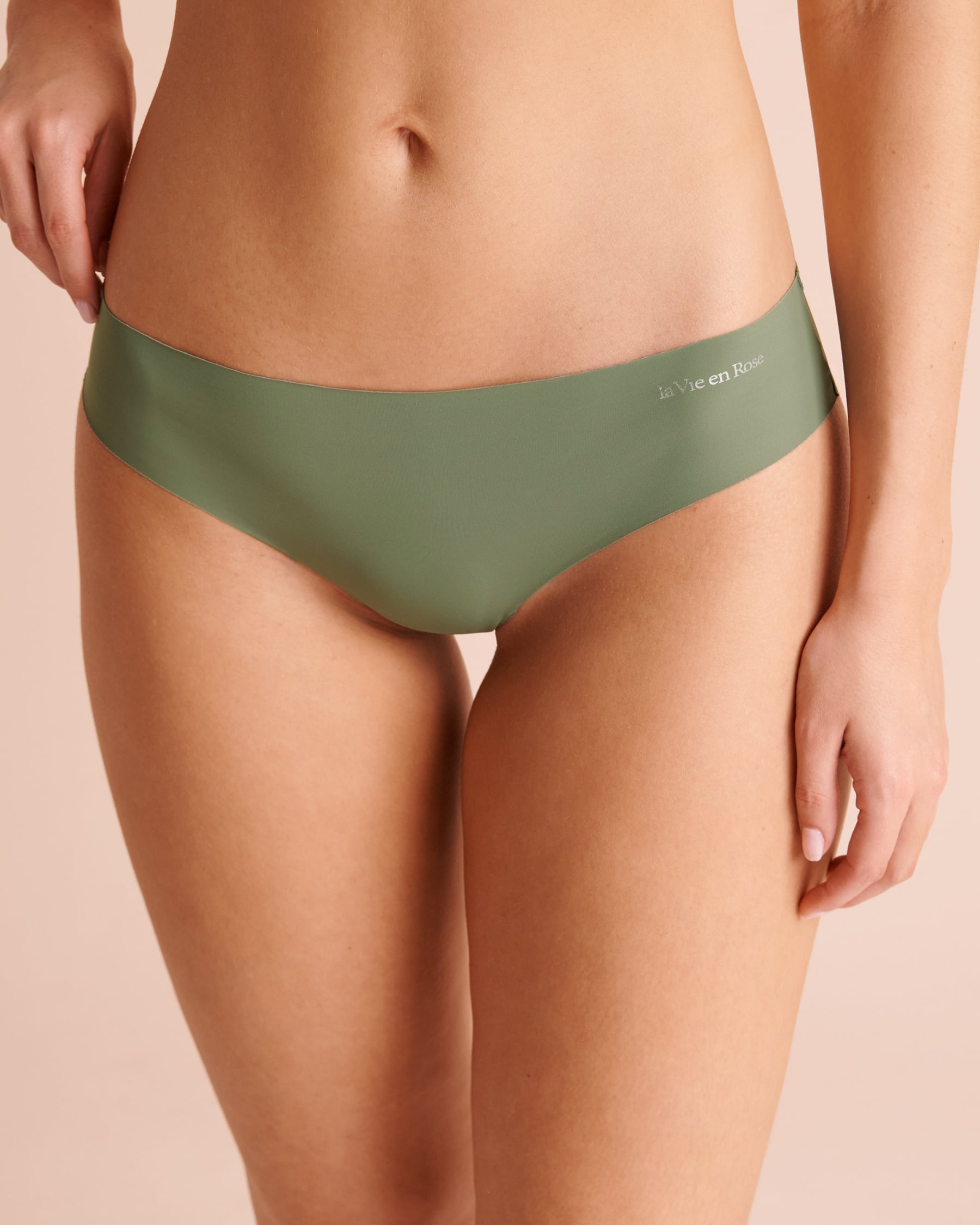 LA VIE EN ROSE Culotte cheeky microfibre invisible Vert agave 20200857 - View1