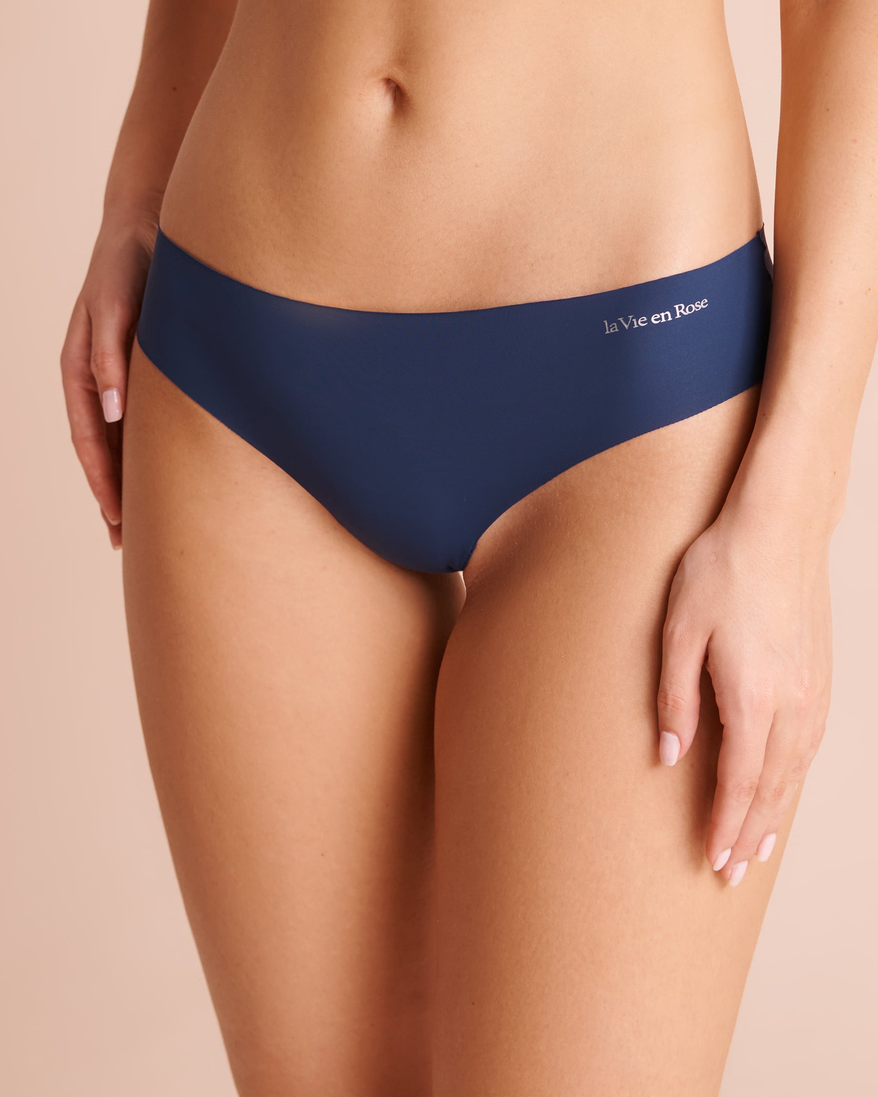 LA VIE EN ROSE Culotte cheeky microfibre invisible Blue naval 20200857 - View1