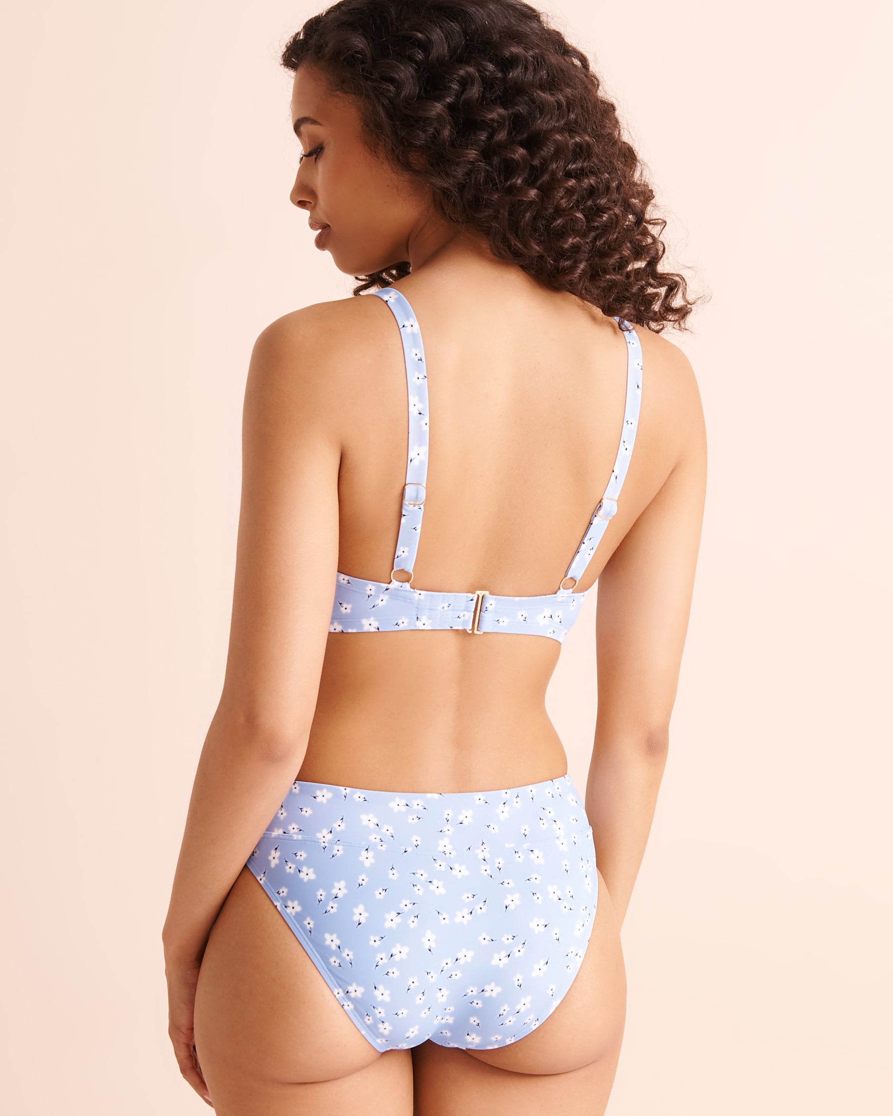 LA VIE EN ROSE AQUA Haut de bikini plongeant bonnet D COUNTRYSIDE TRIP Petites fleurs 70200240 - View2