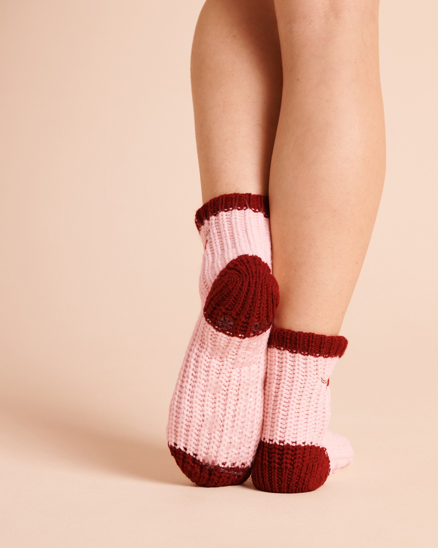 LA VIE EN ROSE Dachshund-Embroidered Socks Pink/Dachshund 40700508 - View2