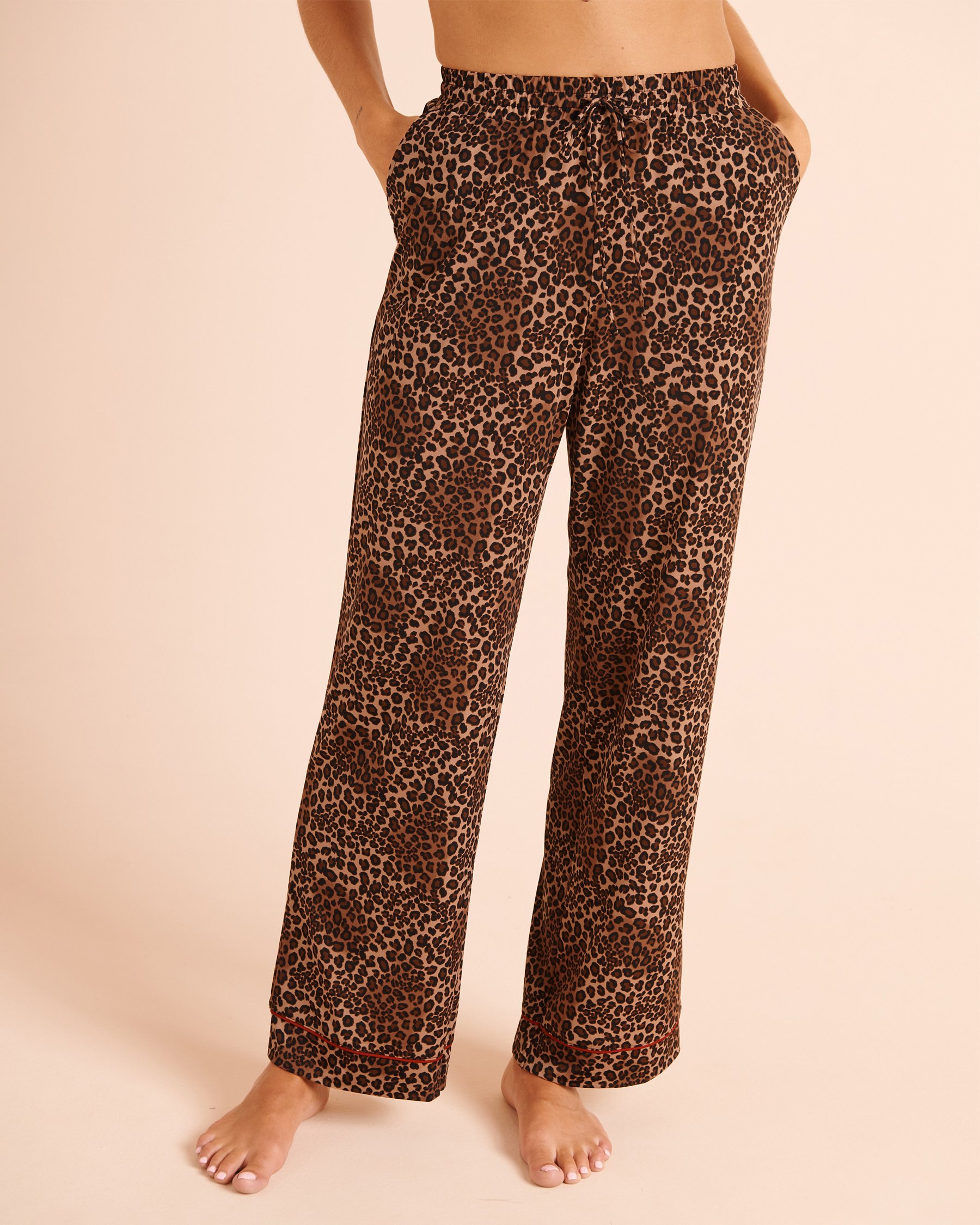 LA VIE EN ROSE Pantalon de pyjama imprimé léopard Léopard 60200214 - View1