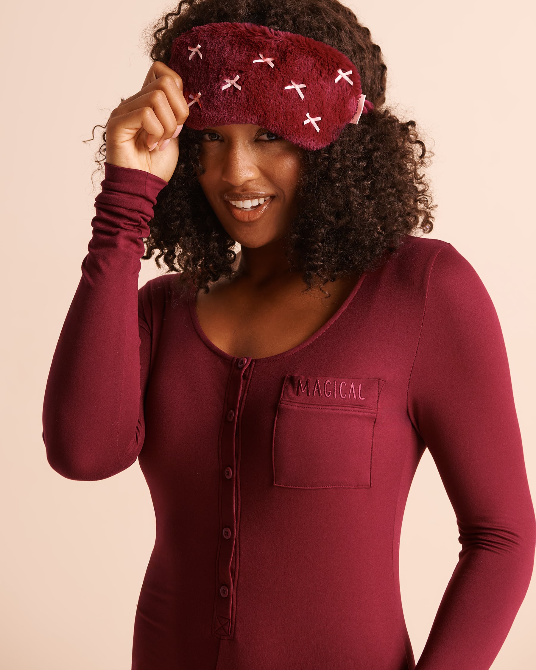 LA VIE EN ROSE Bow Sleep Mask Bows 40700513 - View1