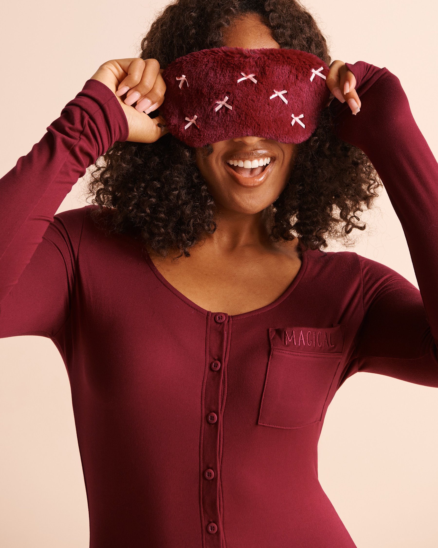 LA VIE EN ROSE Bow Sleep Mask Bows 40700513 - View2