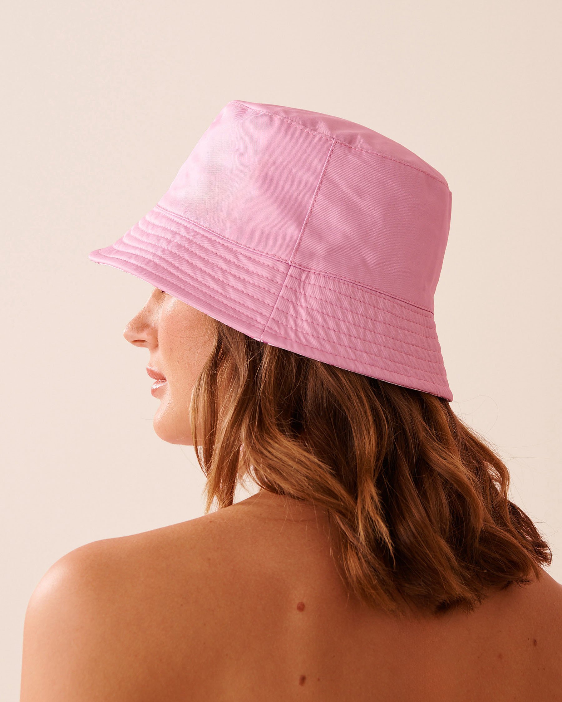 LA VIE EN ROSE AQUA Reversible Bucket Hat Pink Meadow 80500119 - View5