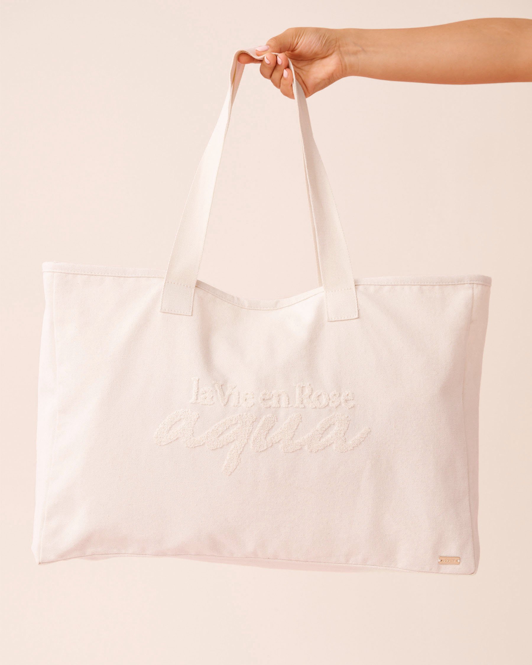 LA VIE EN ROSE AQUA La Vie en Rose Beach Bag Coconut Milk 80500121 - View3