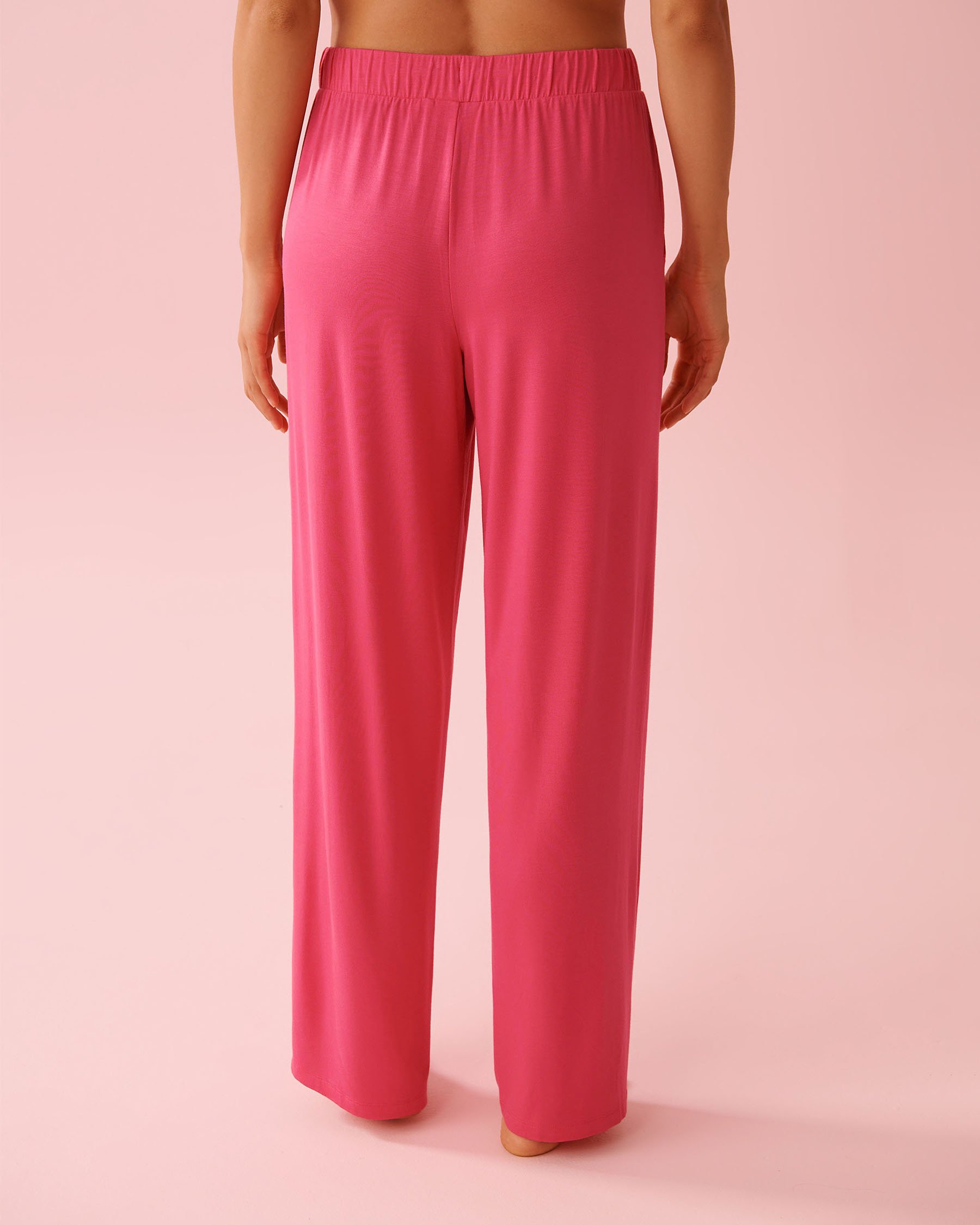 LA VIE EN ROSE Modal Pants Fuchsia Pink 60200173 - View2
