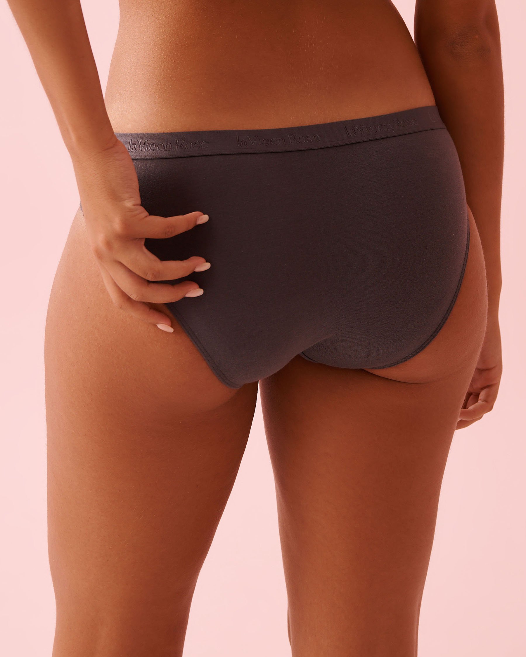 LA VIE EN ROSE Cotton and Logo Elastic Band Bikini Panty Magnet 20100702 - View2