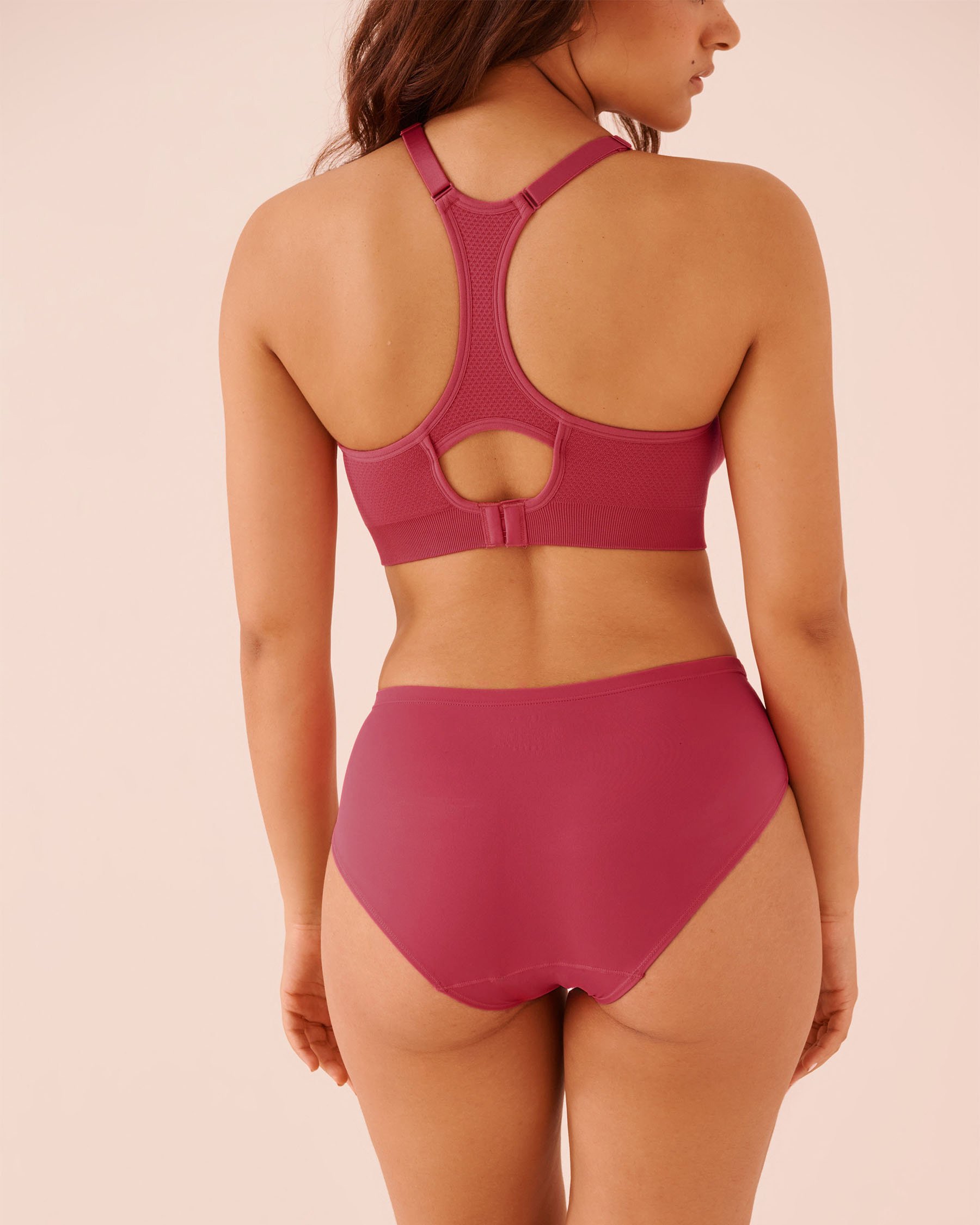 LA VIE EN ROSE Super Absorbency Hiphugger Period Panty Cherry Red 20400033 - View2