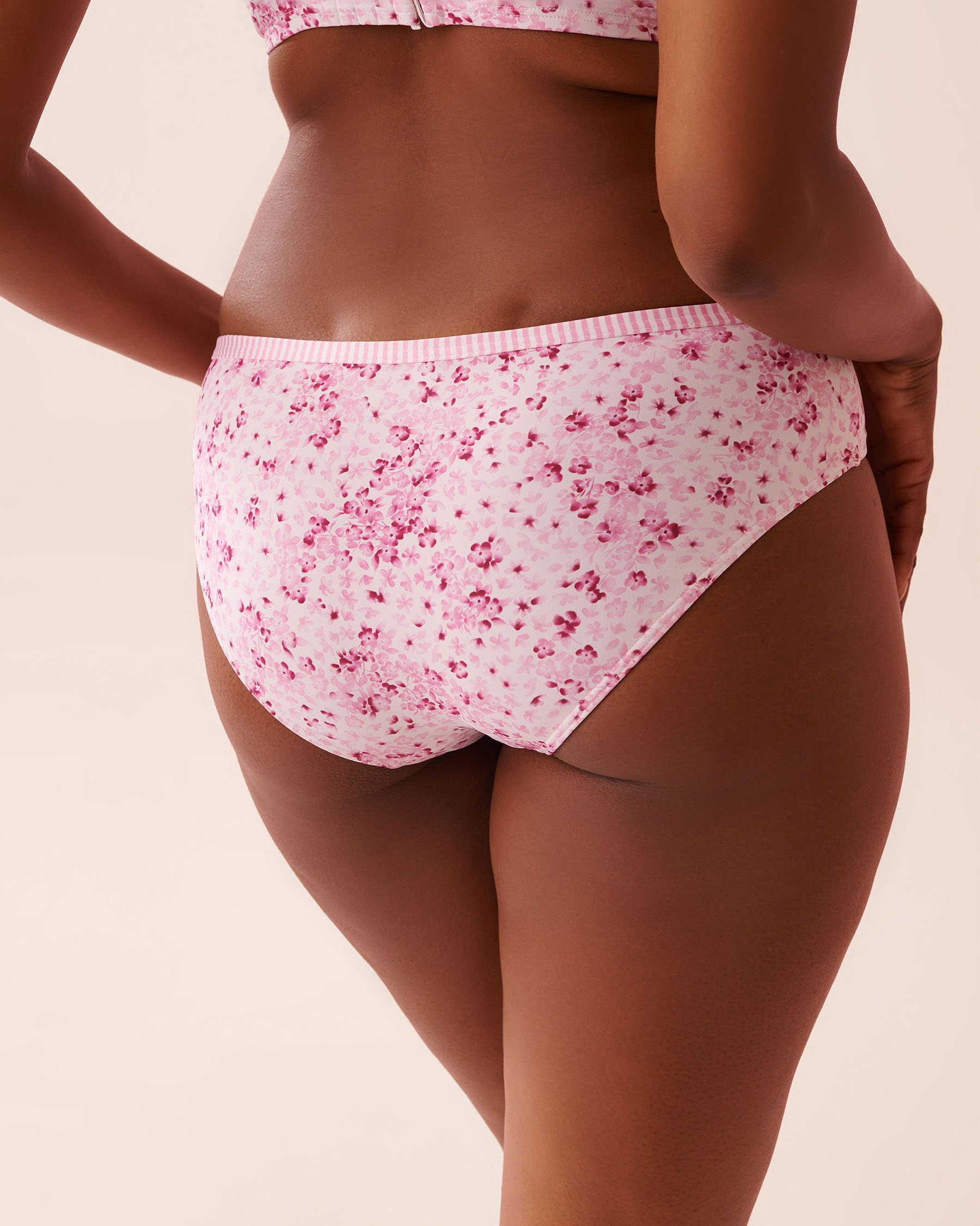 LA VIE EN ROSE AQUA Bas de bikini hipster PINK MEADOW Prairie rose 70300820 - Voir3