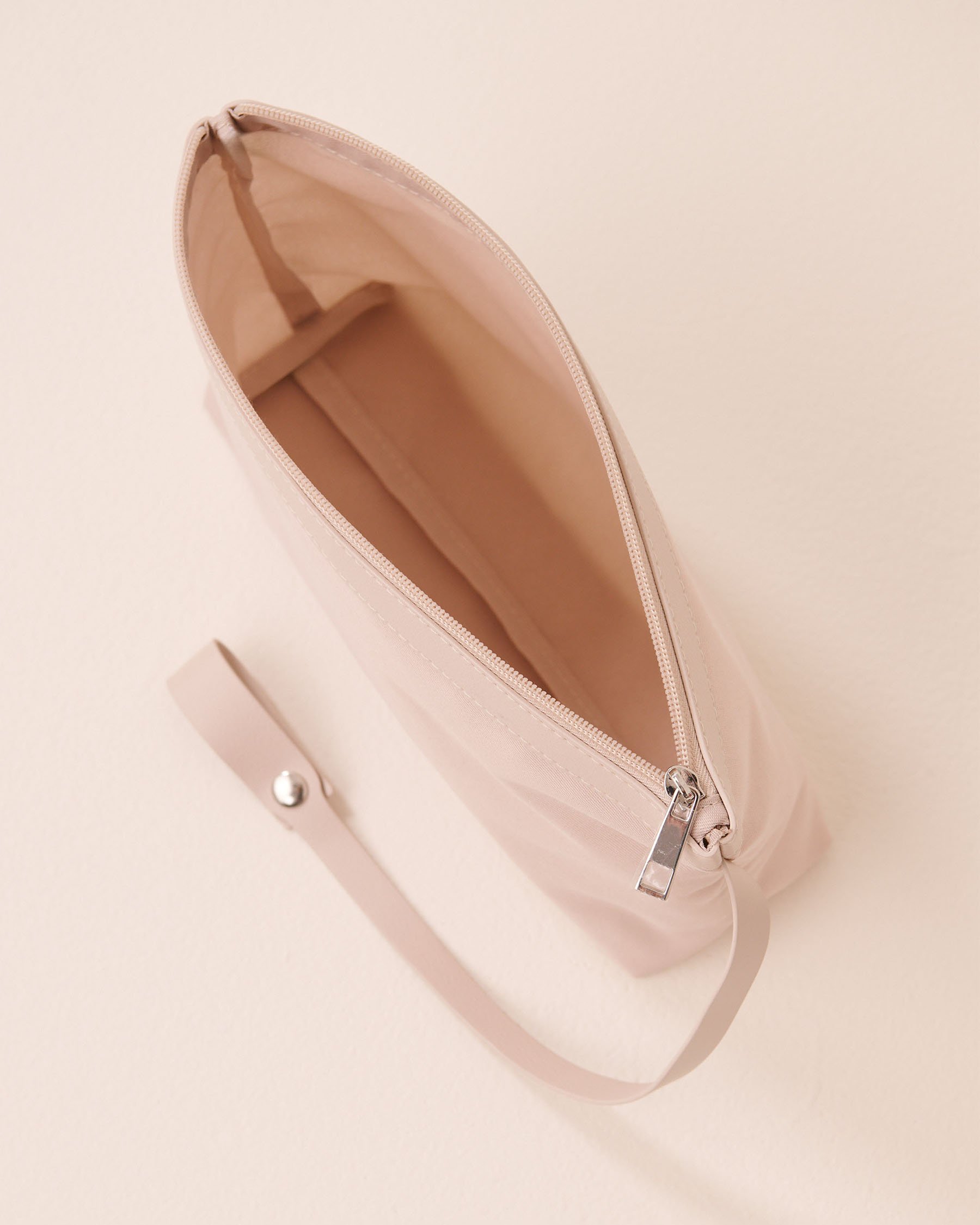 LA VIE EN ROSE Faux Leather Tote Bag Light Beige 40700467 - View5