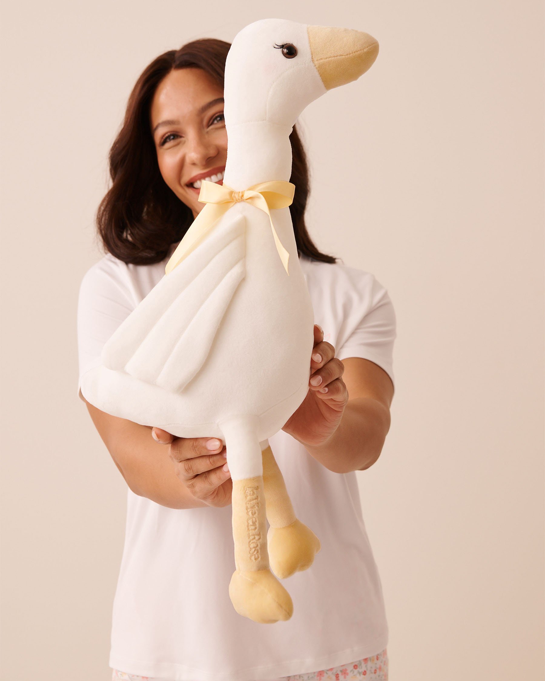 LA VIE EN ROSE Peluche oie Blanc 40700457 - View1