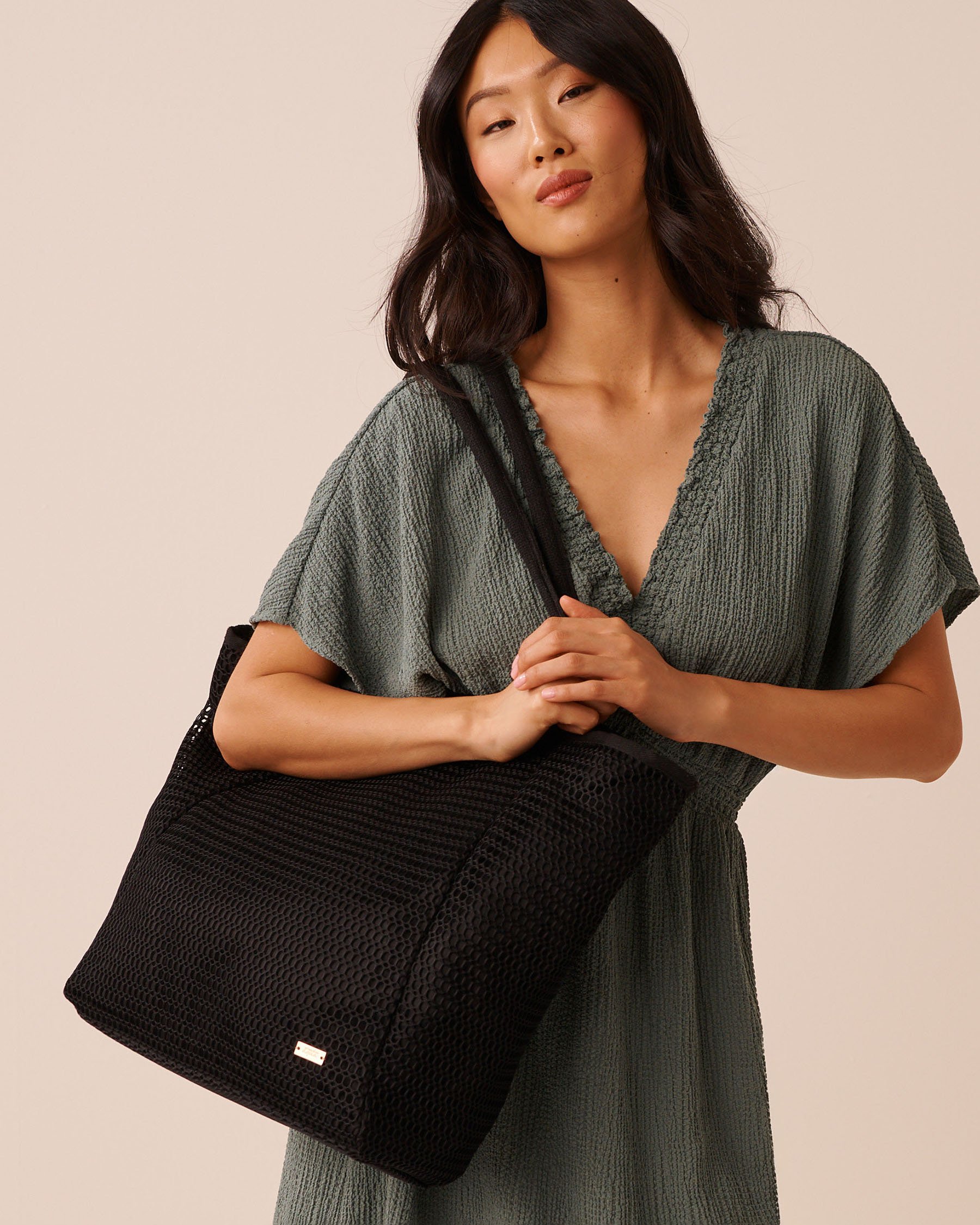 LA VIE EN ROSE AQUA Sac en crochet Noir 80500127 - Voir3