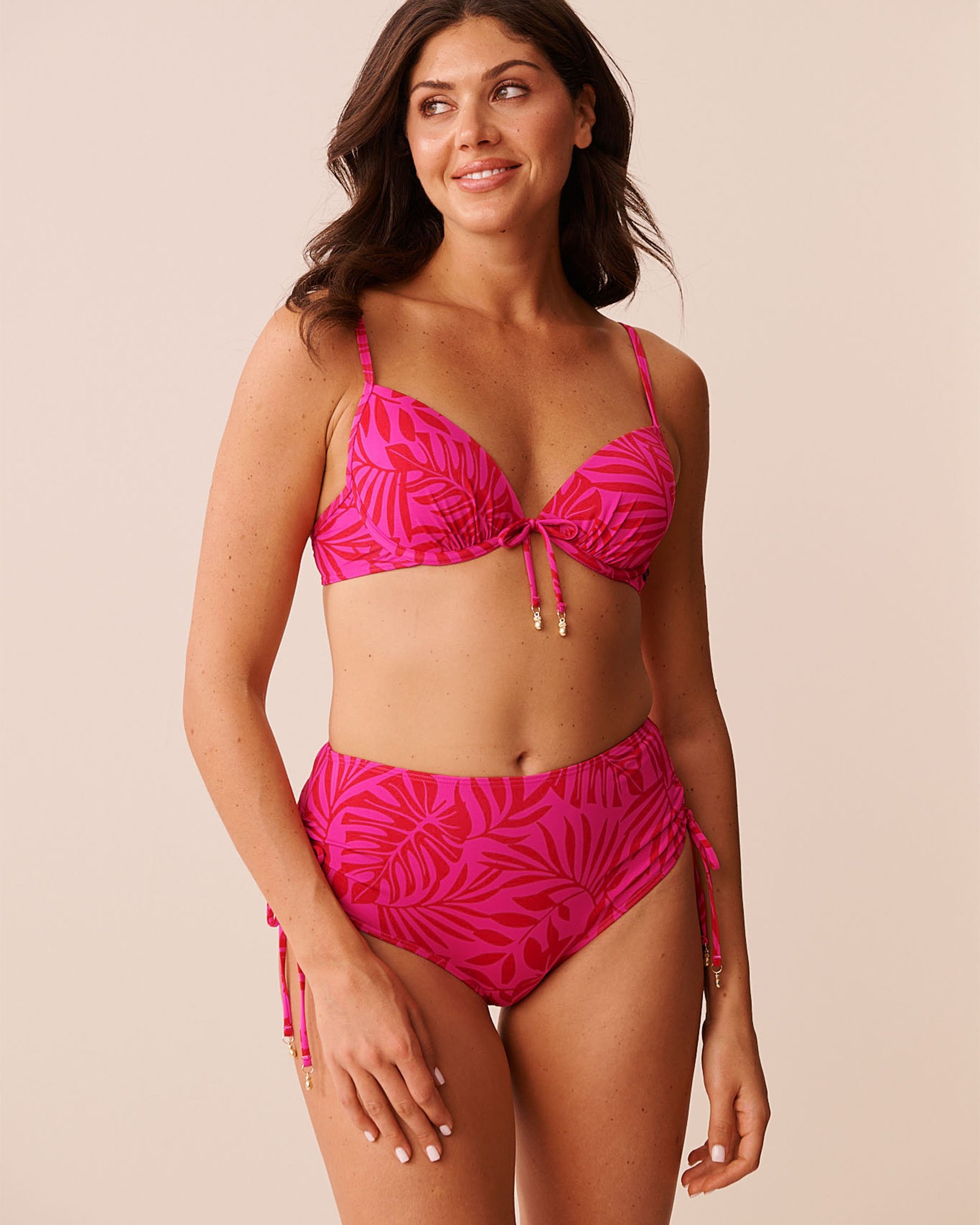 LA VIE EN ROSE AQUA Haut de bikini push-up TROPICAL FUCHSIA Fuchsia tropical 70100924 - View1
