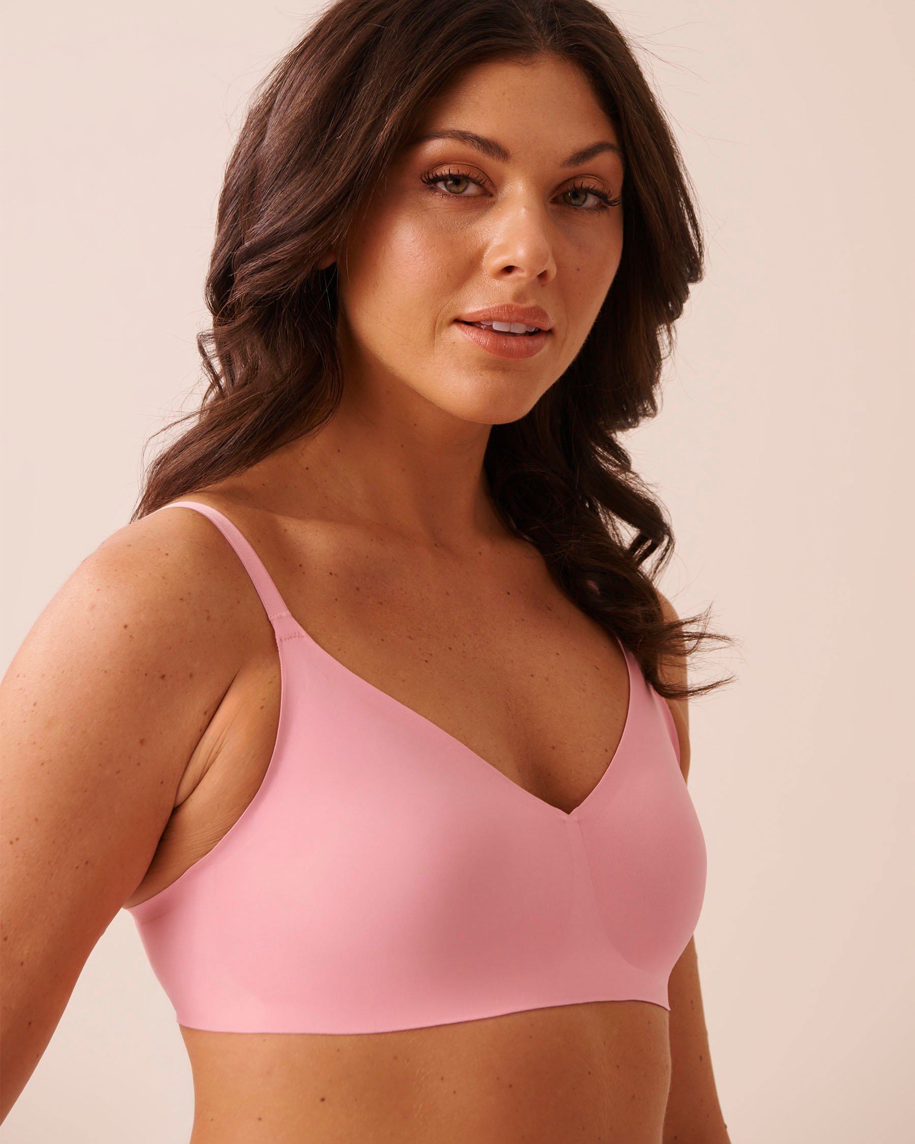 LA VIE EN ROSE Push-up Lounge Bralette Blushing Pink 10300244 - View1
