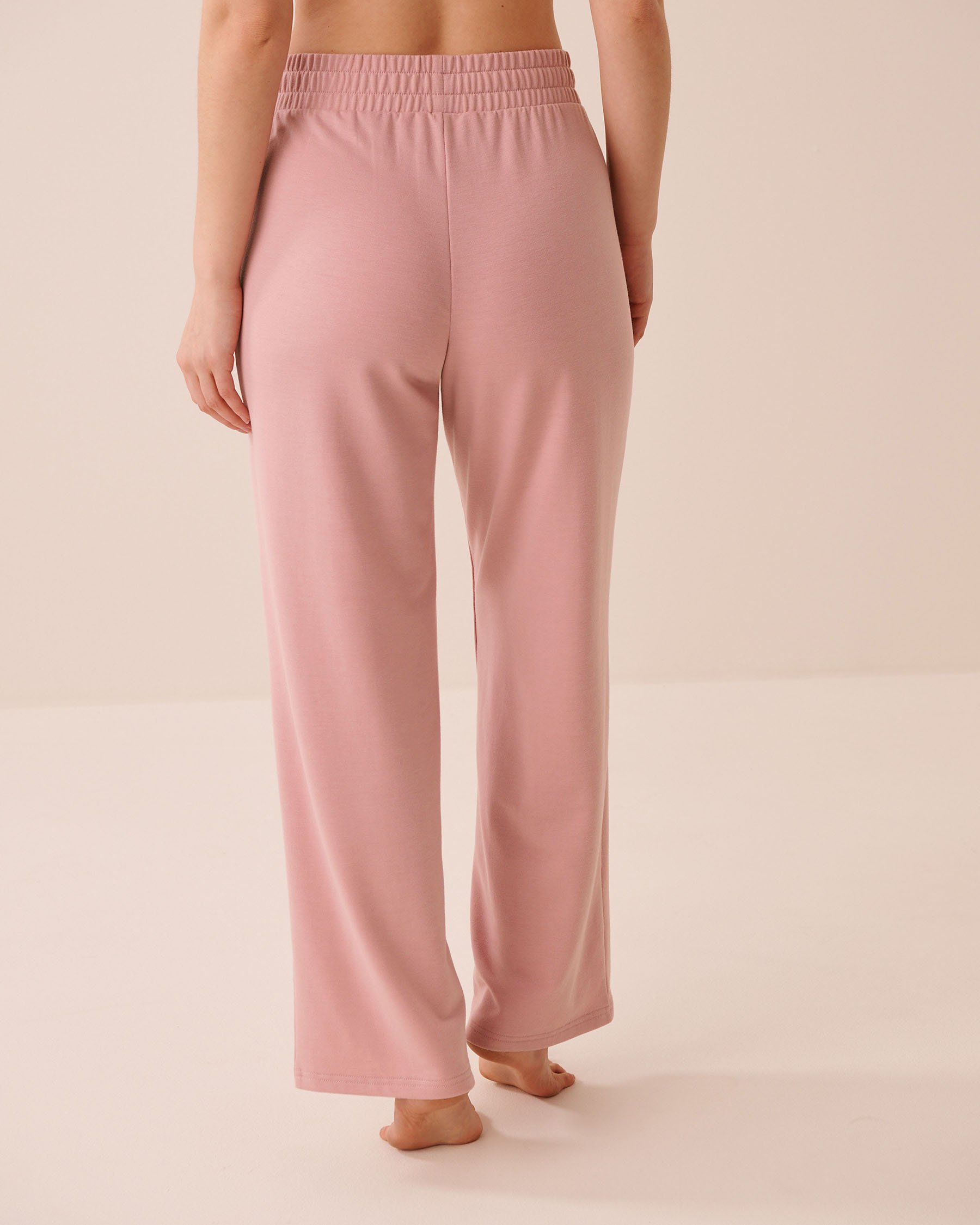 LA VIE EN ROSE French Terry Pants Light Pink 50200117 - View2