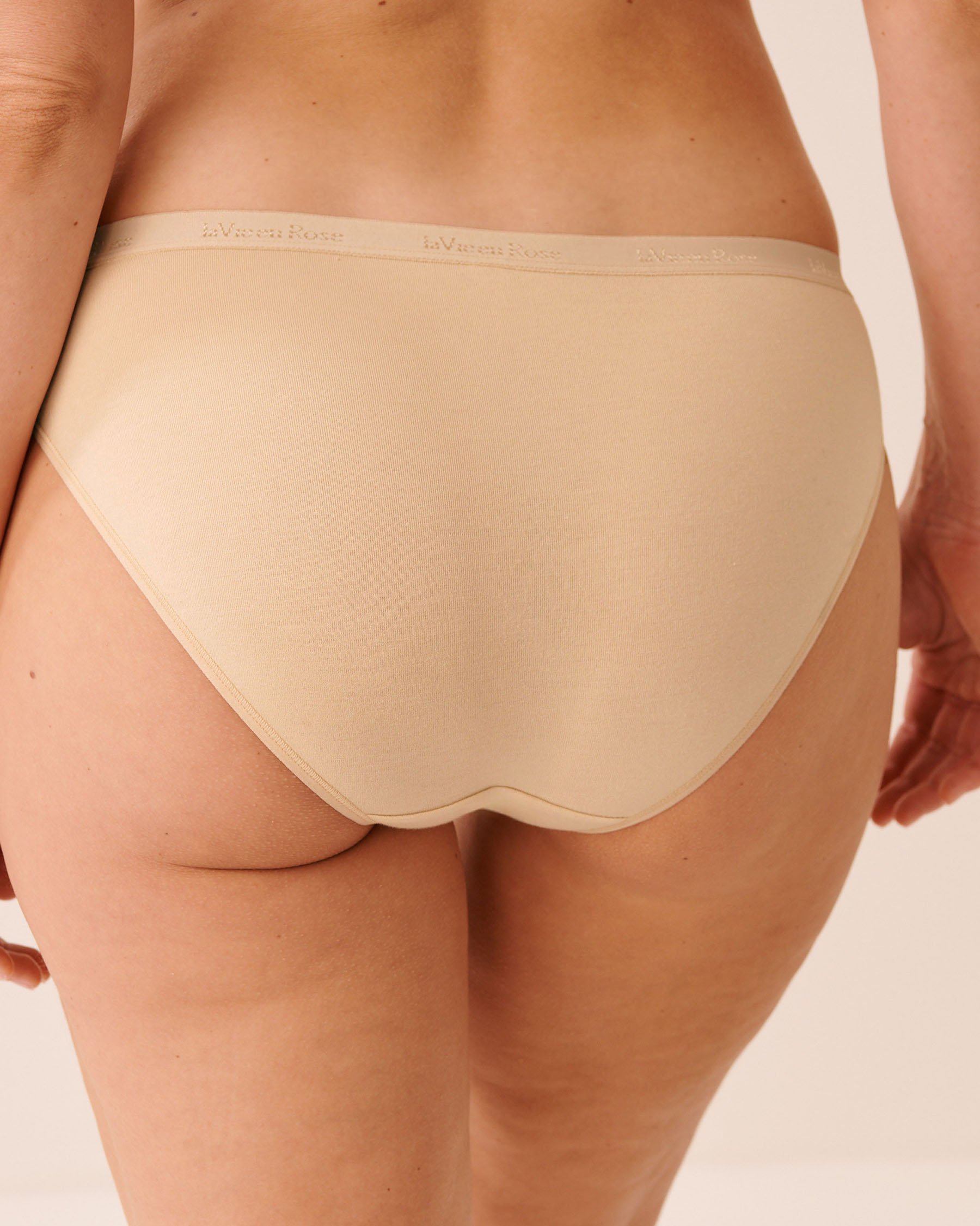 LA VIE EN ROSE Cotton Bikini Panty Champagne 20100769 - View2