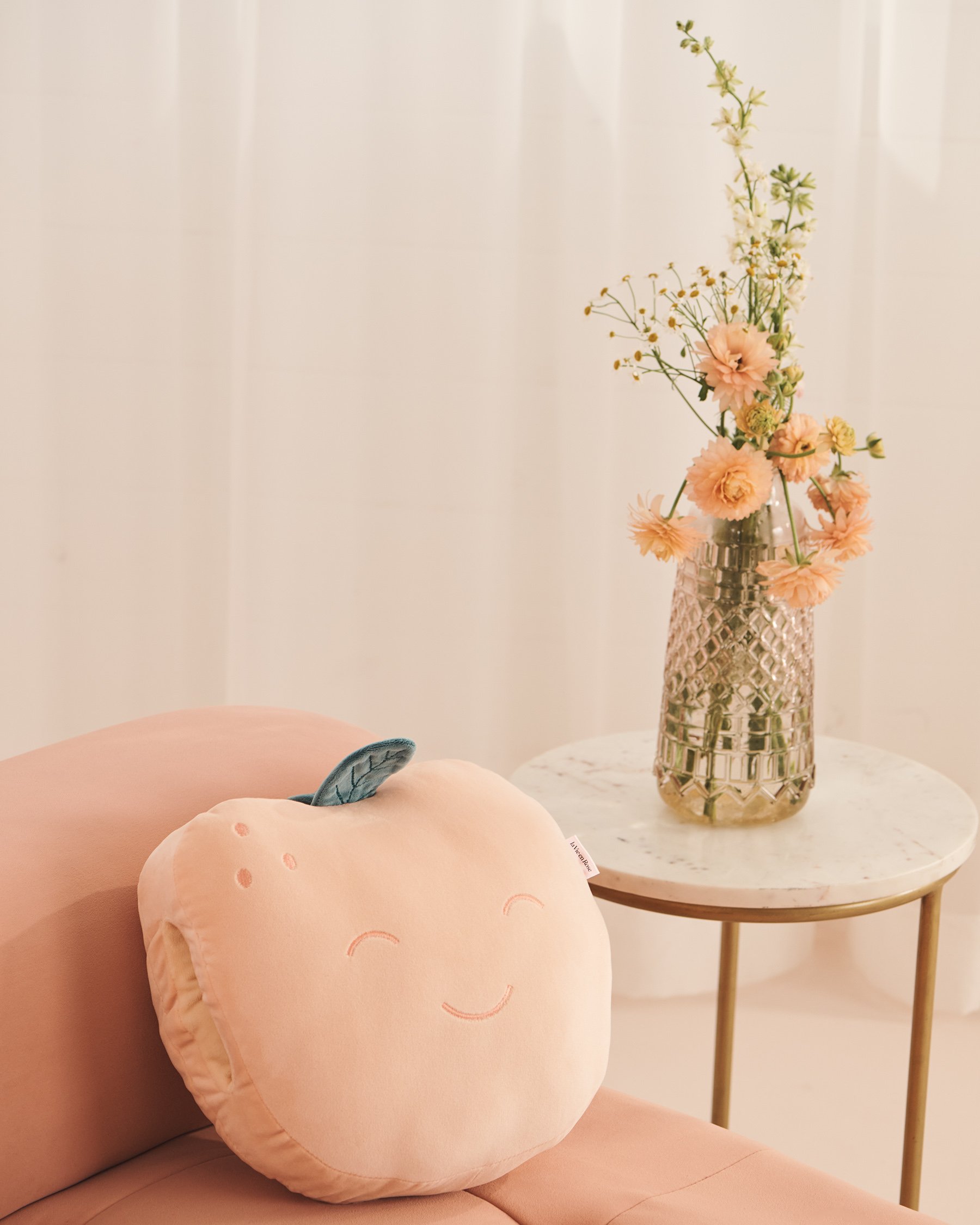 LA VIE EN ROSE Coussin chauffe-mains pêche Pêche 40700471 - View1