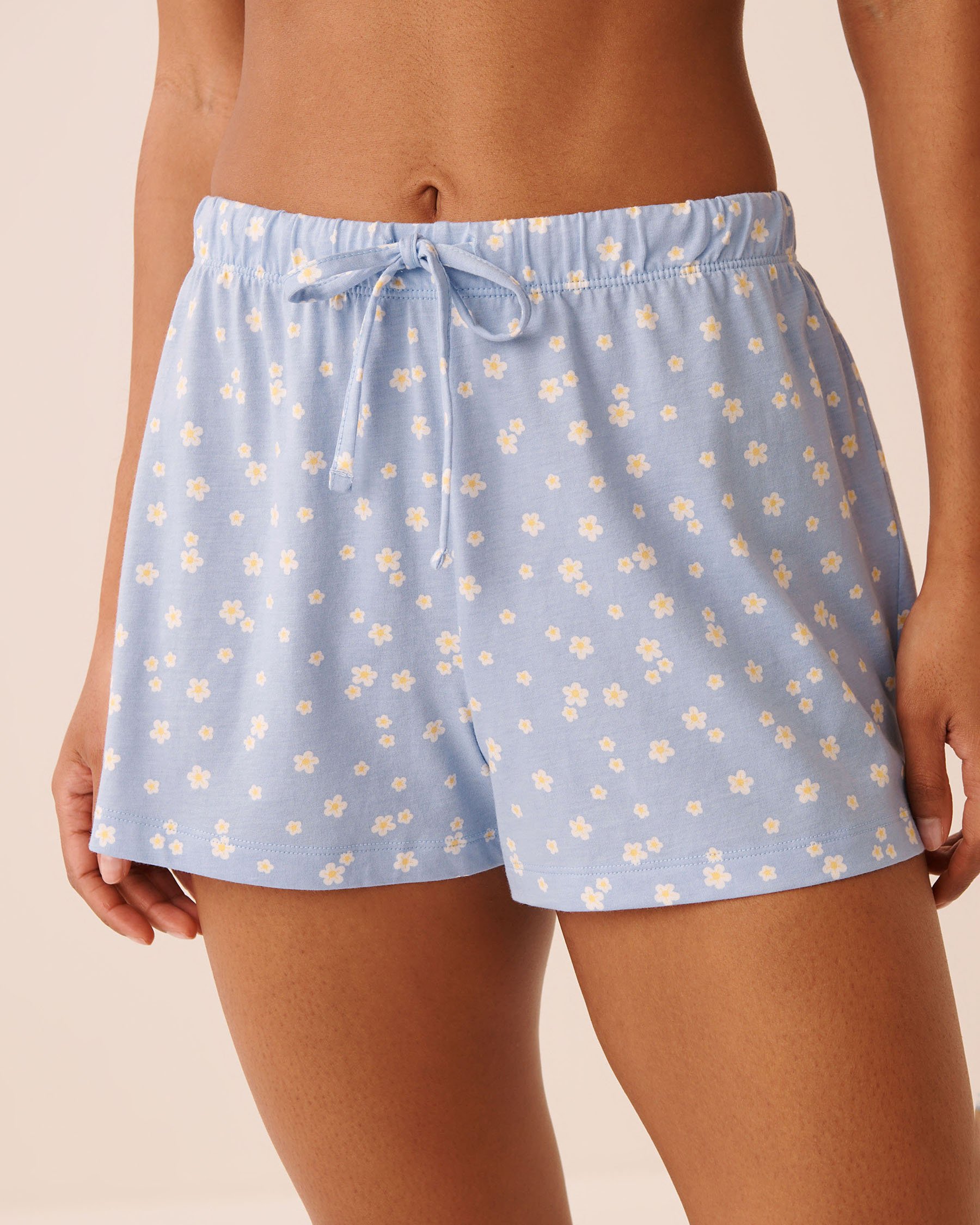 LA VIE EN ROSE Daisy Print Shirt PJ Set Blue/Daisies 40400096 - View4